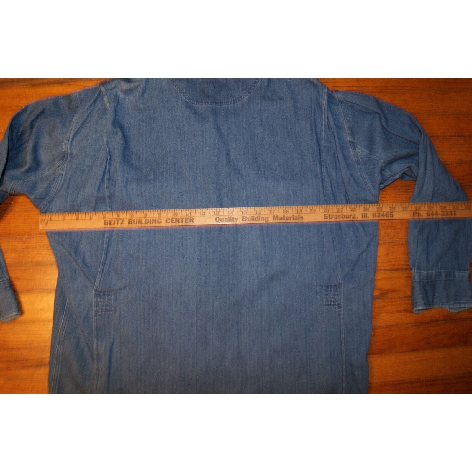 Cabelas Cabelas Shirt Mens Large Denim Button Up Hunting Safari Vtg Size US L / EU 52-54 / 3 - 5 Thumbnail
