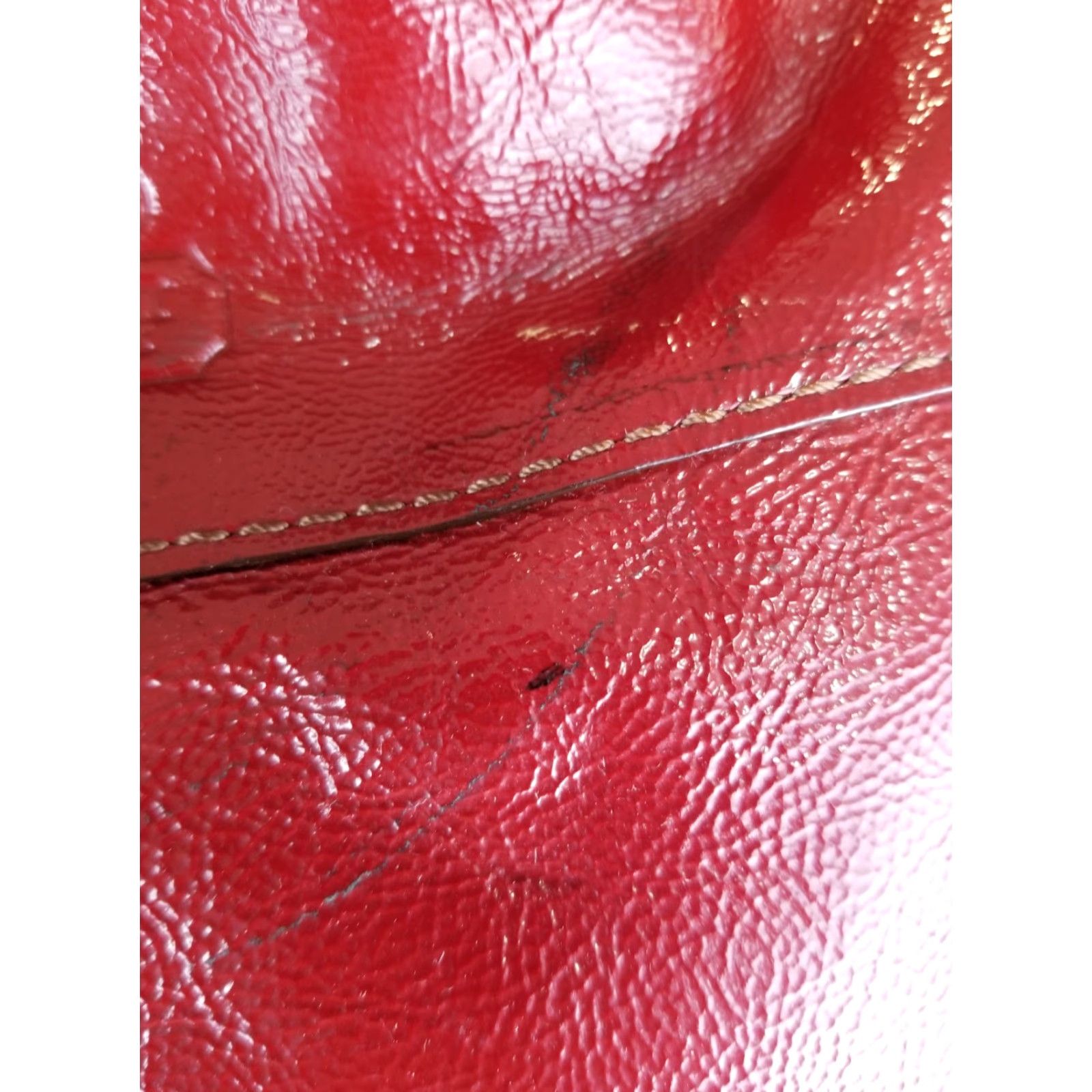 Coach VINTAGE COACH RED LEATHER SHOULDER HAND BAG SZ 13'X9'X4' 12735 Size ONE SIZE - 7 Thumbnail