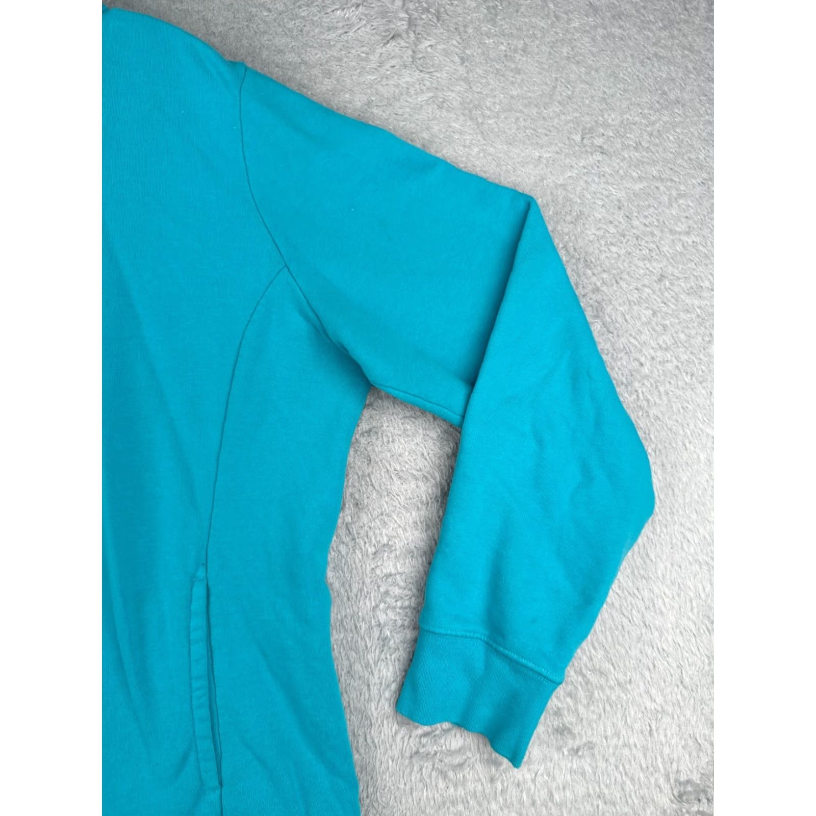 The North Face The North Face Hoodie Womens XL Blue Pullover Cotton Blend Size XL / US 12-14 / IT 48-50 - 2 Thumbnail