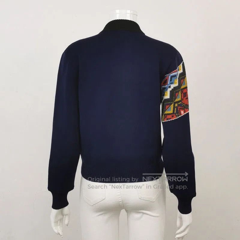 Louis Vuitton Louis Vuitton Colorful Wool Blend Zip-Up Jacket. Size US M / EU 48-50 / 2 - 2 Thumbnail