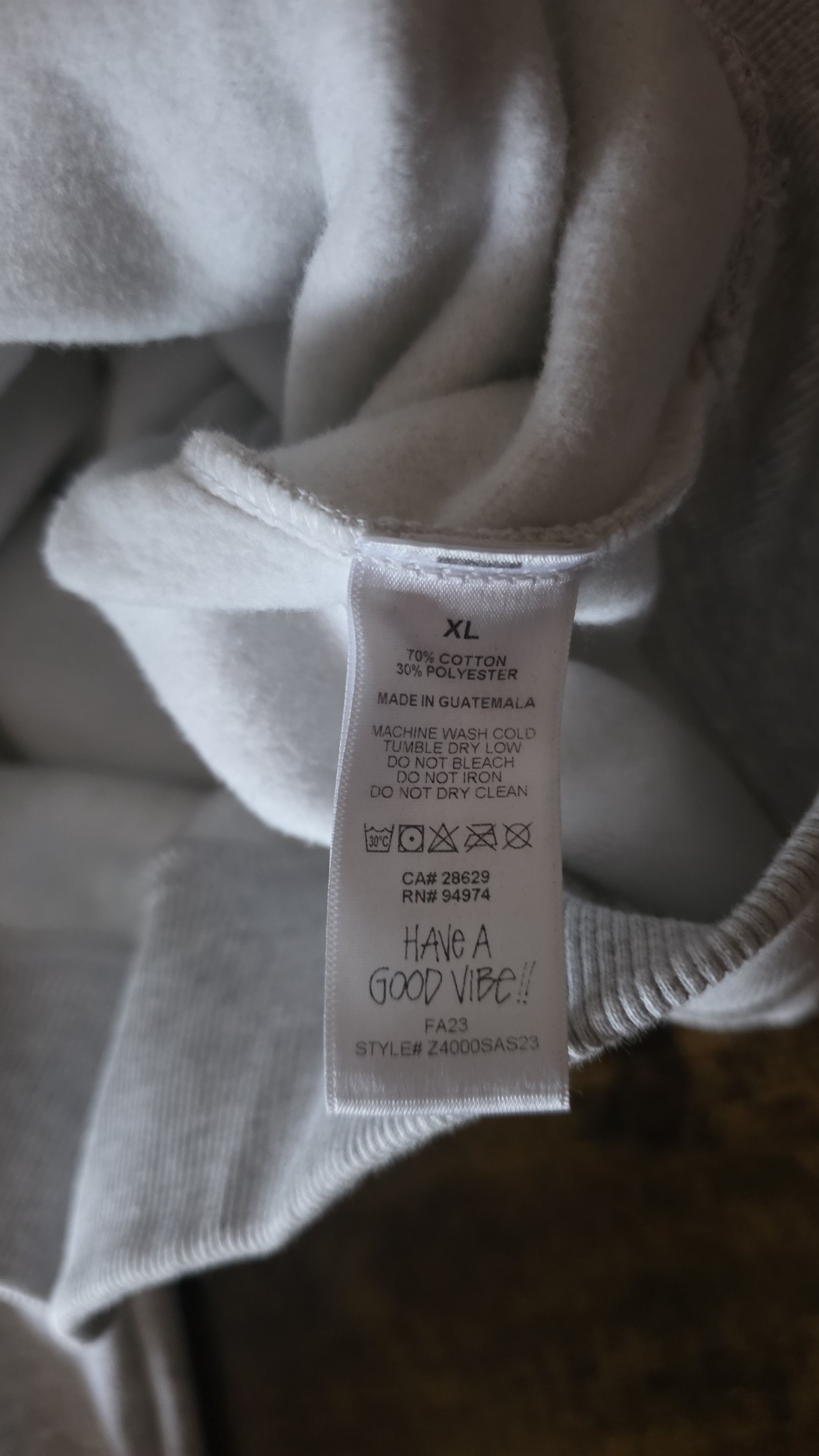 Stussy Stussy Classic Dot Hoodie 'Ash Heather' Size US XL / EU 56 / 4 - 6 Thumbnail