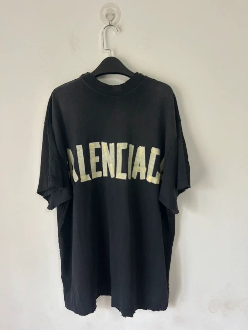 Balenciaga Balenciaga SS24 Front Back Spliced Tee- dmc Size US XS / EU 42 / 0 - 1 Thumbnail