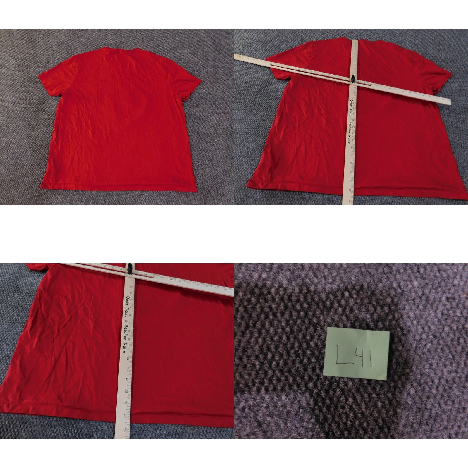 Polo Ralph Lauren Polo Ralph Lauren Shirt Mens XL Red Crew Neck Graphic Print Est. 1967 Circle Logo USA Flag 100% Cotton T-Shirt Size US XL / EU 56 / 4 - 9 Thumbnail
