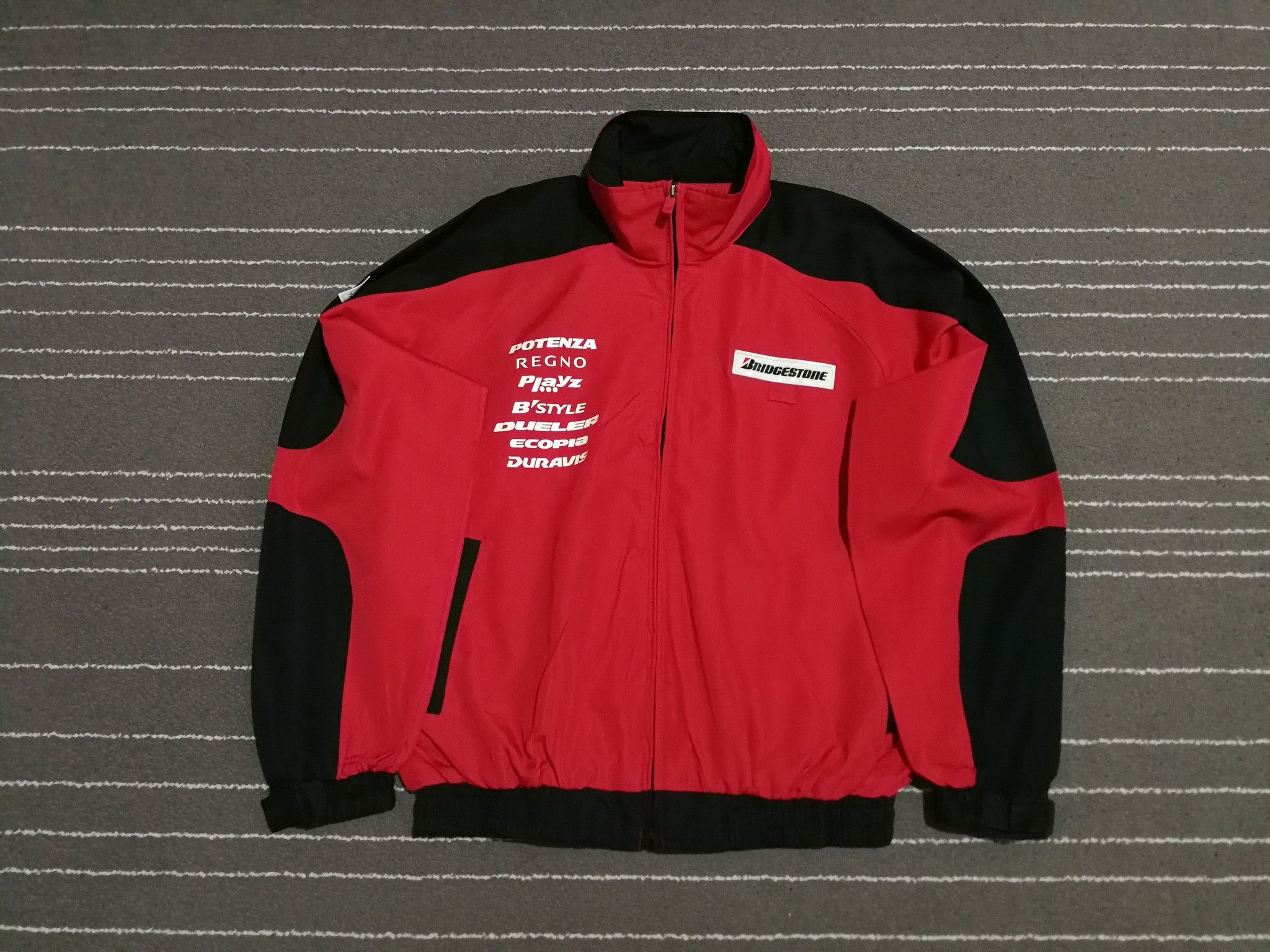 Japanese Brand BRIDGESTONE X JDM wind breaker M 2081 Size US M / EU 48-50 / 2 - 1 Thumbnail