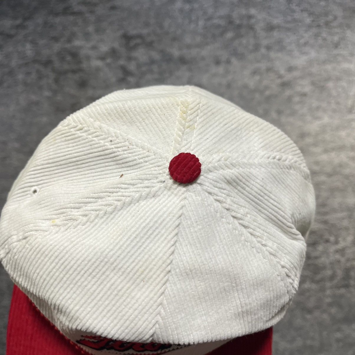 Vintage Vintage 90s Stroh's Beer Corduroy Snapback Hat Size ONE SIZE - 3 Thumbnail