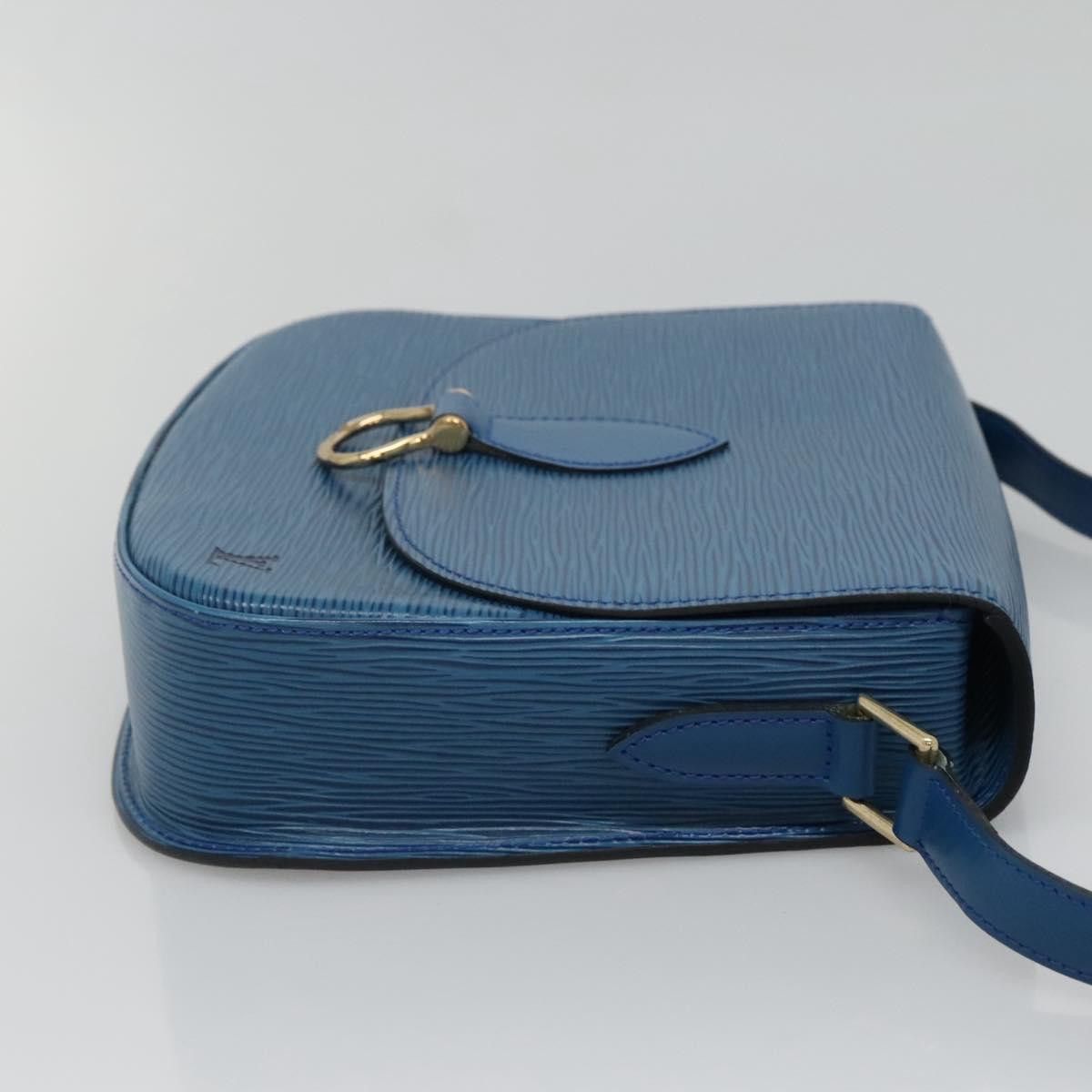 Louis Vuitton LOUIS VUITTON Epi Saint Cloud GM Shoulder Bag Toledo Blue Size ONE SIZE - 4 Thumbnail