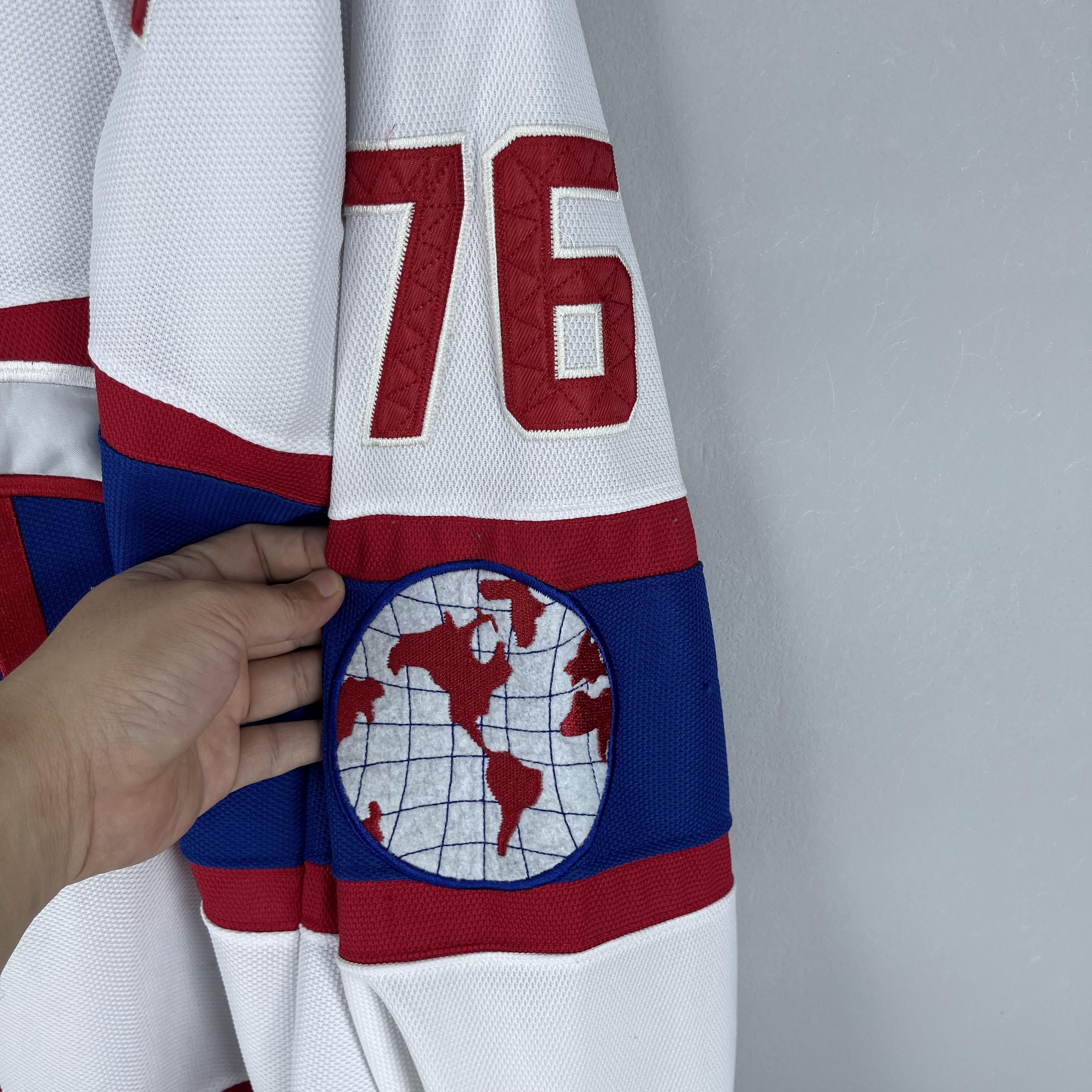 NHL Vintage Montreal CANADIENS Embroidery Hockey Jersey Size US L / EU 52-54 / 3 - 6 Thumbnail