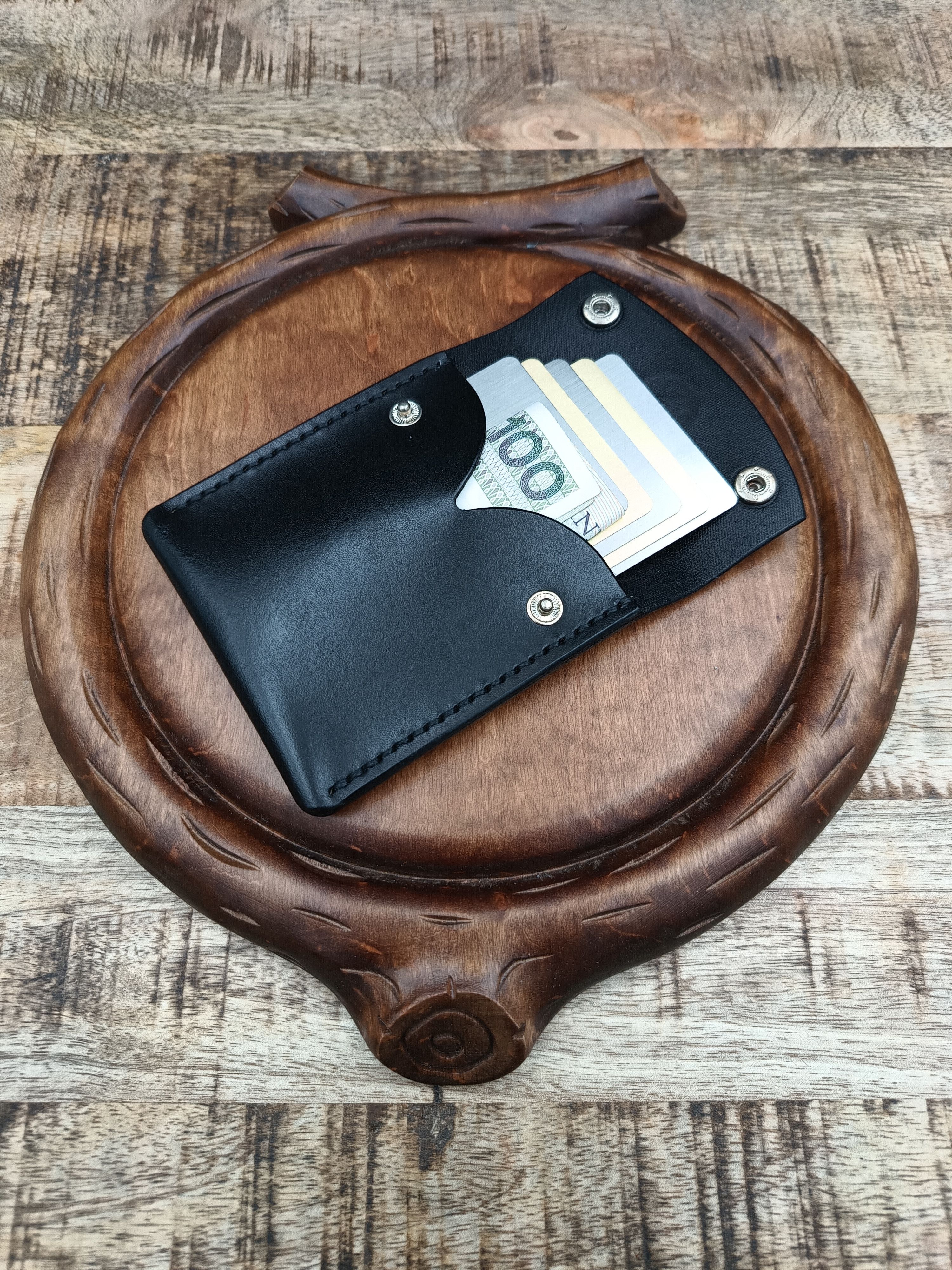Other Handmade top grain leather wallet cardholder Size ONE SIZE - 3 Thumbnail