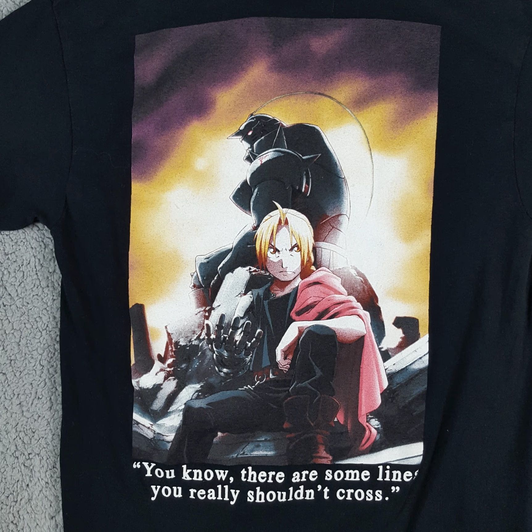 Alchemist VINTAGE Fullmetal Alchemist Brotherhood Anime T-Shirt Men Small Black Cotton Retro TV Promo Y2K Size US S / EU 44-46 / 1 - 7 Thumbnail