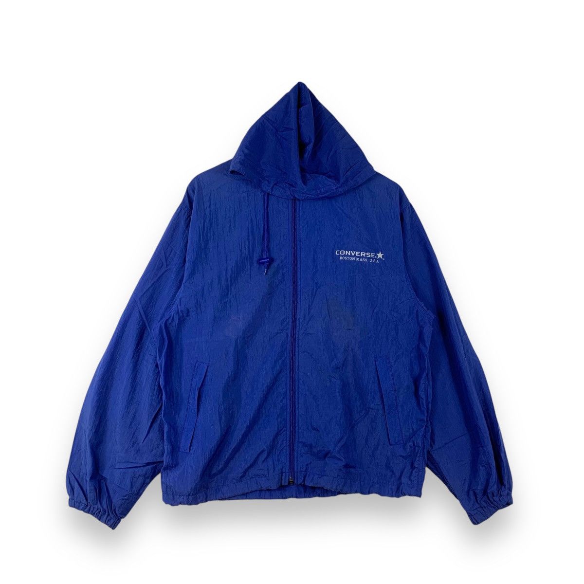Converse Vintage CONVERSE ALL STAR Windbreaker Zip Up Size US L / EU 52-54 / 3 - 1 Thumbnail