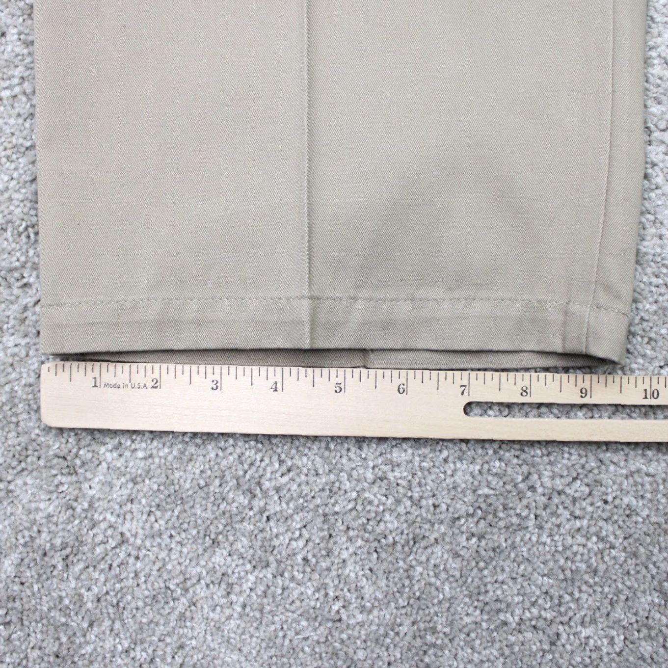 Dockers Dockers Pants Mens 42x30 Beige Signature Khaki Straight Fit Chino Flat Front NWT Size US 42 / EU 58 - 4 Thumbnail