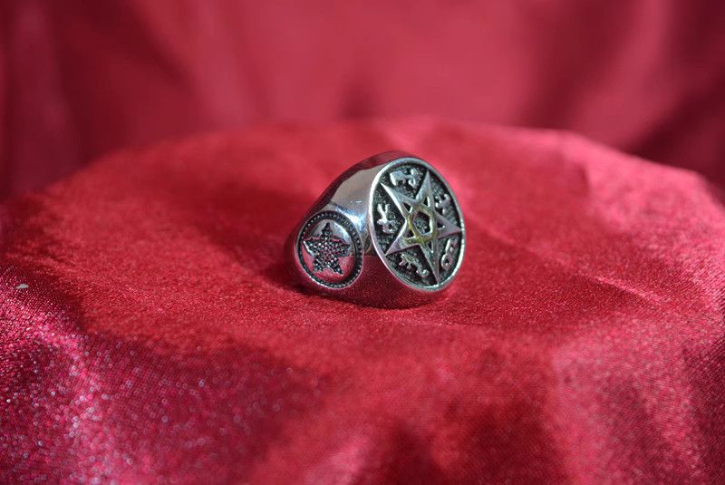 Jewelry Hip-hop Jewelry Rings Open Size Chrome Ring (Size 7-13) Size ONE SIZE - 5 Thumbnail