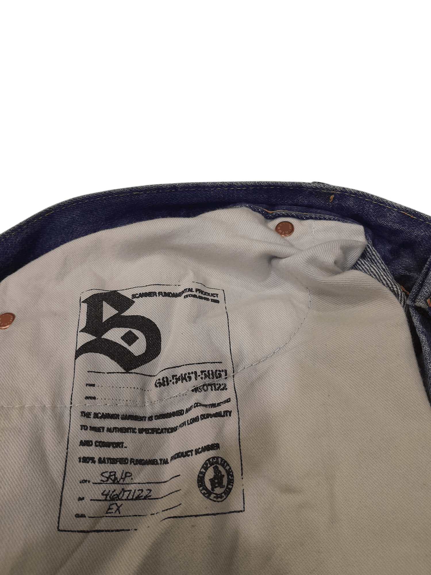 Other SCANNER Japan Denim Baggy (F565) Waist 35 Size US 35 - 8 Thumbnail