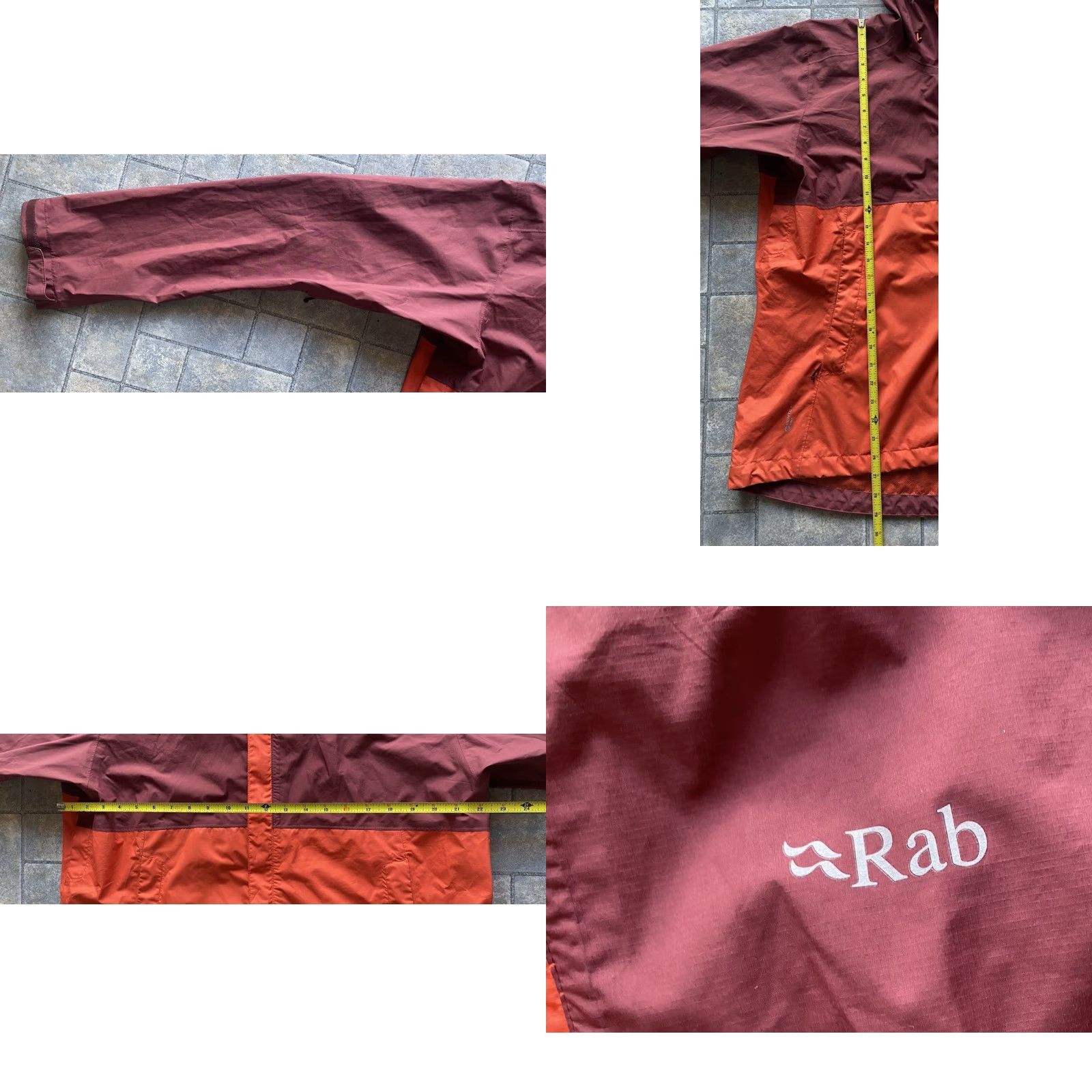 Rab RAB Downpour Eco Jacket Women 2XL Red Pertex Shield Jacket Womens Red 2XL Rab Downpour Eco Size XXL / US 16-18 / IT 52-54 - 8 Thumbnail
