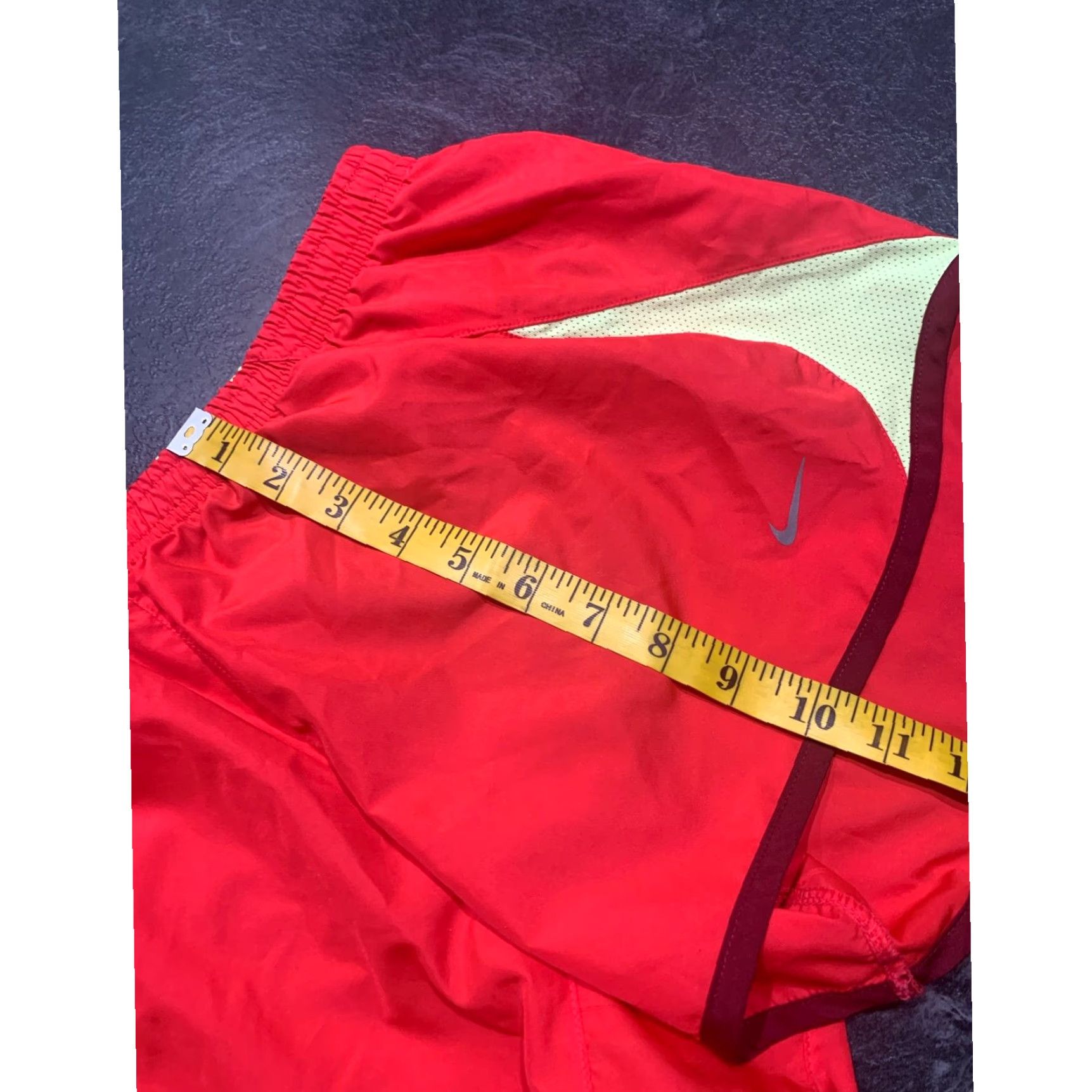 Nike Soft Comfortable Orange Yellow Women's Running Shorts with 3 Inch Inseam Size Medium by Nike Dri Fit Size 42" / US 20 - 5 Thumbnail