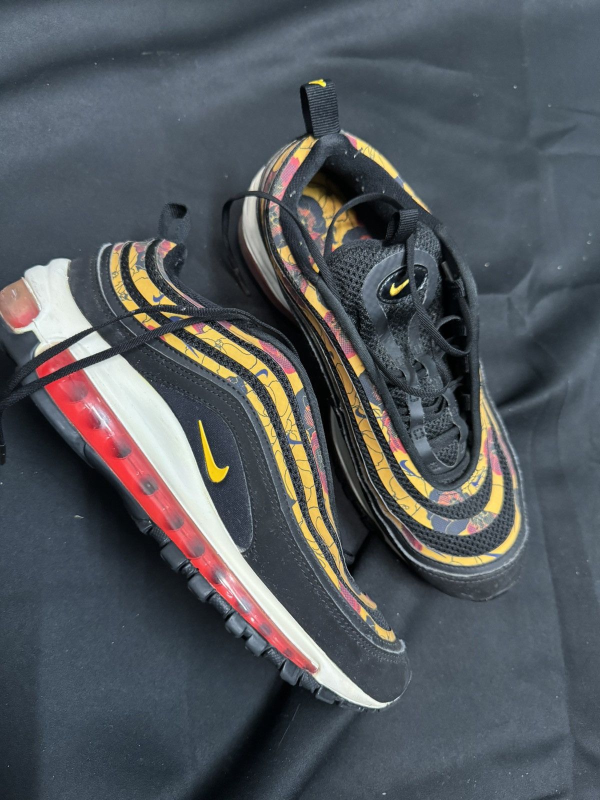 Nike Nike Air Max 97 Floral Black Size US 8.5 / EU 41-42 - 3 Thumbnail