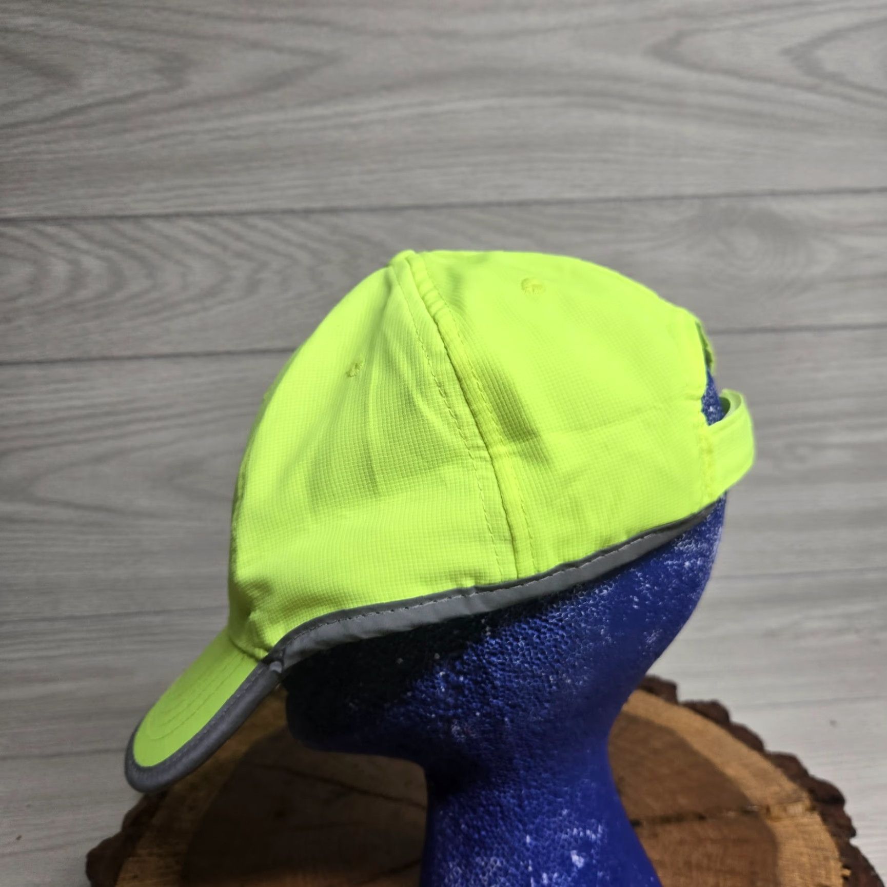Vintage VCU Hat Baseball Cap One Size Green Adjustable Men Virginia Commonwealth VCU 2021 Finisher Marathon Running Neon Baseball Cap Hat Size ONE SIZE - 4 Thumbnail