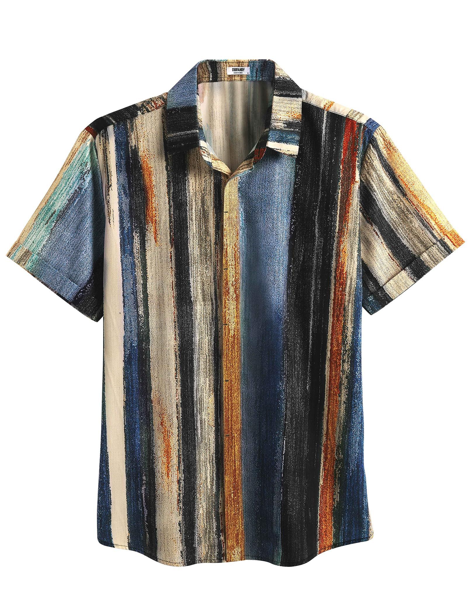 Vintage Men's linen beach summer shirt Size US L / EU 52-54 / 3 - 2 Thumbnail