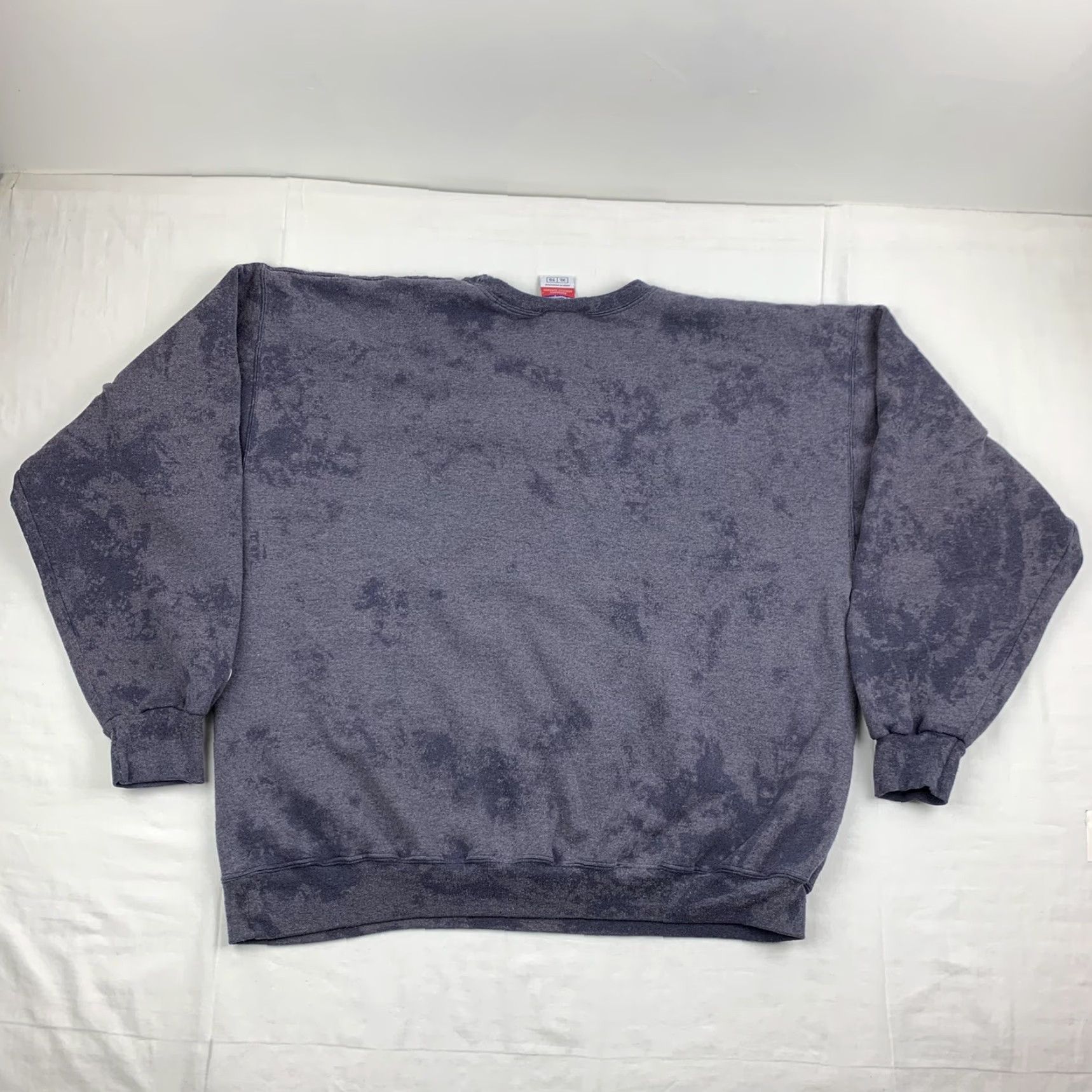 Champion VINTAGE Champion Sweatshirt Adult XL Navy Bleach Dyed Crewneck Pullover Y2K Mens Size US XL / EU 56 / 4 - 8 Thumbnail