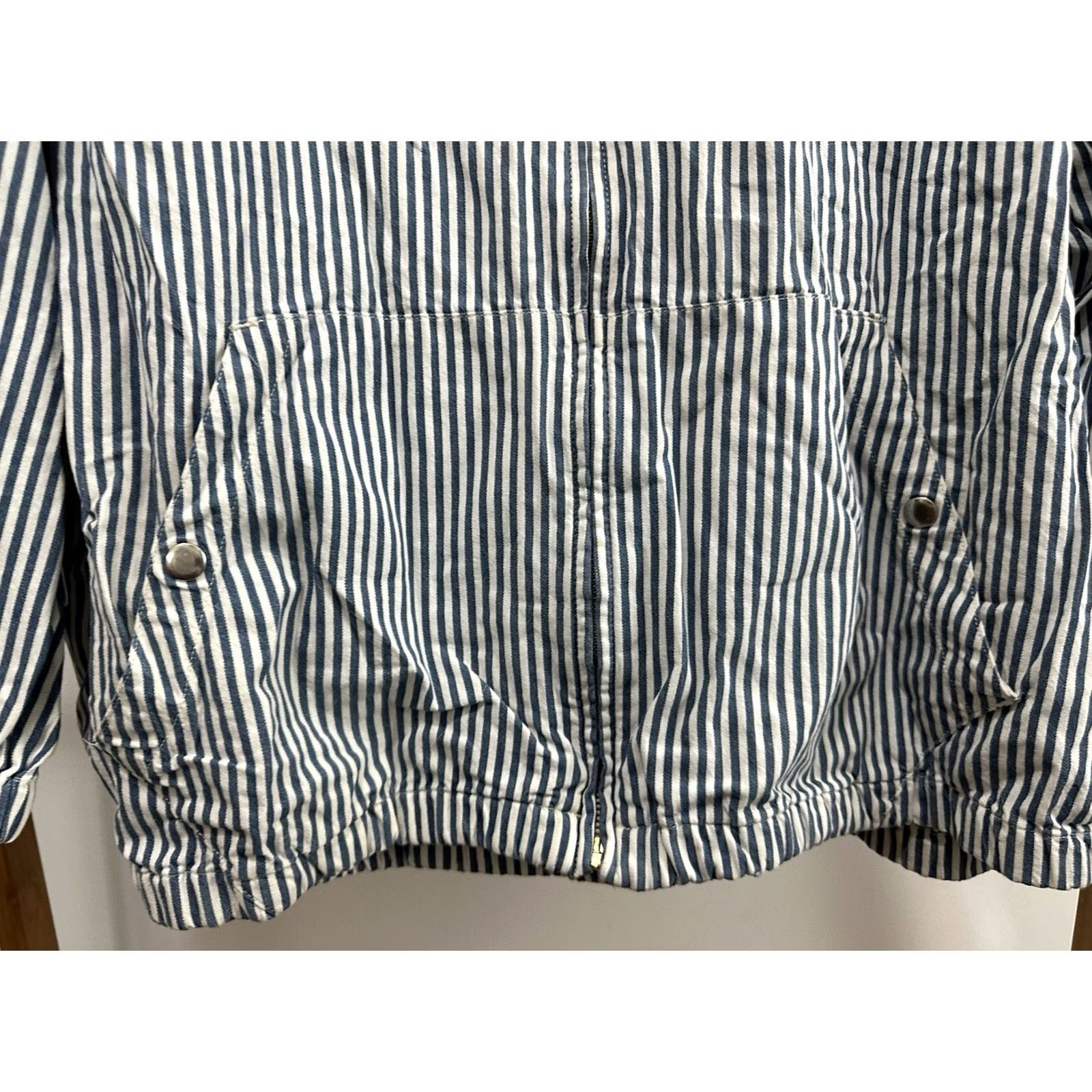 Polo Ralph Lauren VTG 90s Polo Ralph Lauren Pony Nautical Striped Boat Hooded Full Zip Jacket XL Mens Jacket Size US XL / EU 56 / 4 - 6 Thumbnail
