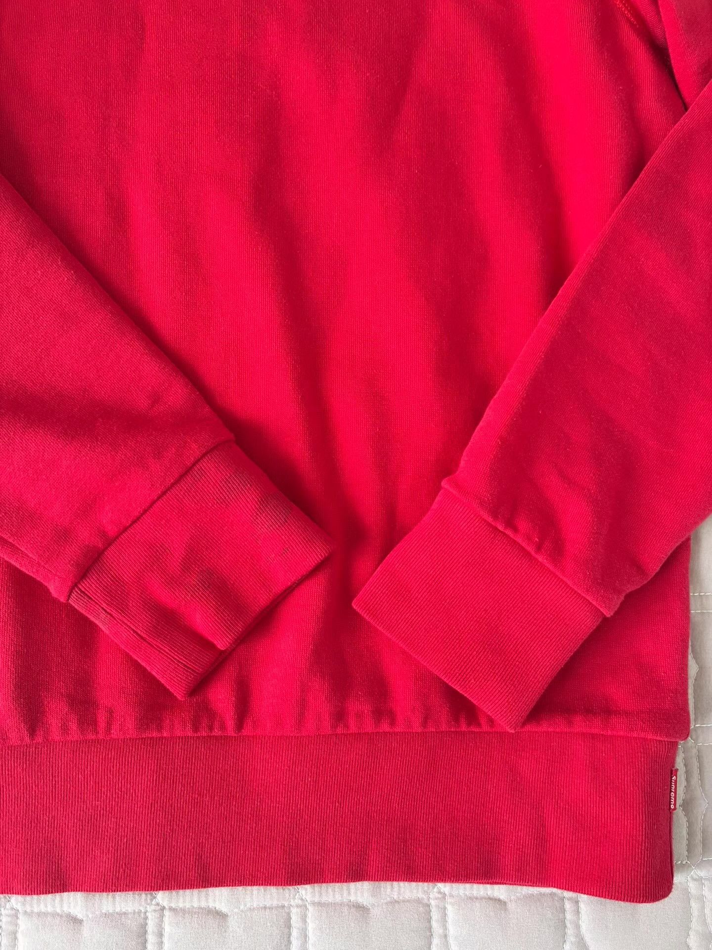 Supreme Supreme Red Fleece Sweatshirt Size S, Top Version Size US S / EU 44-46 / 1 - 2 Thumbnail
