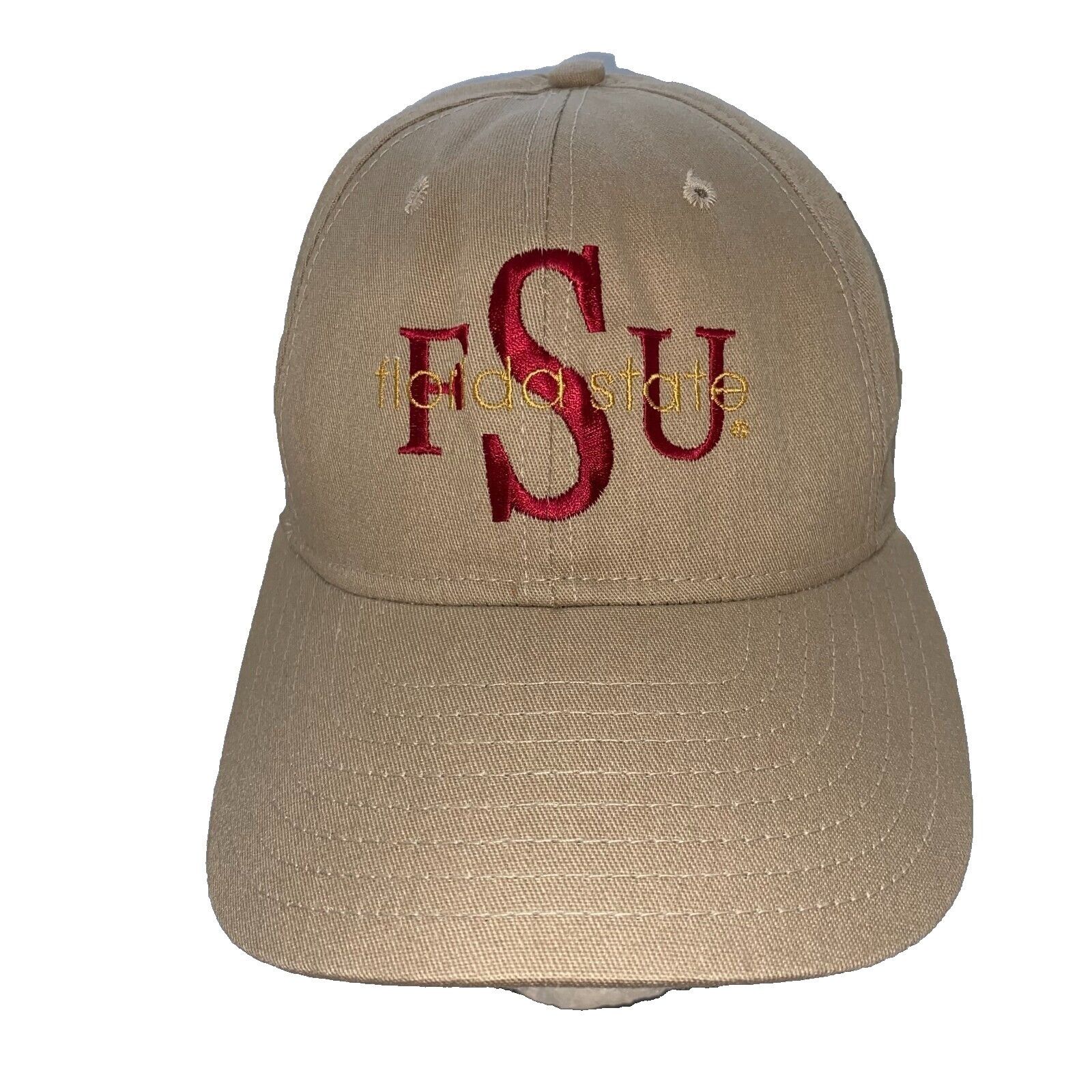 Vintage Vintage FSU Seminoles Florida State University Beige Snapbac Size ONE SIZE - 1 Thumbnail