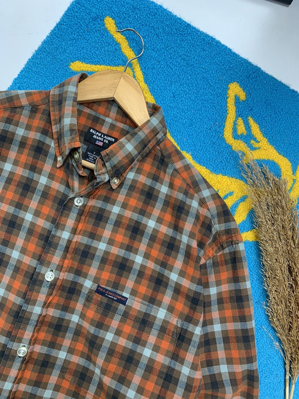 Lauren Ralph Lauren × Vintage Vintage Ralph Lauren Jeans Lrl Oversize Flannel Shirt Size US S / EU 44-46 / 1 - 7 Thumbnail
