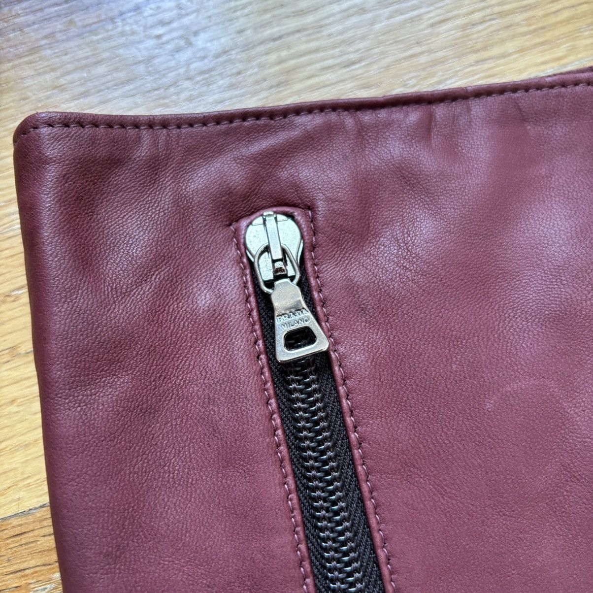 Prada SS2000 Leather Racing Pants Size US 32 / EU 48 - 3 Thumbnail