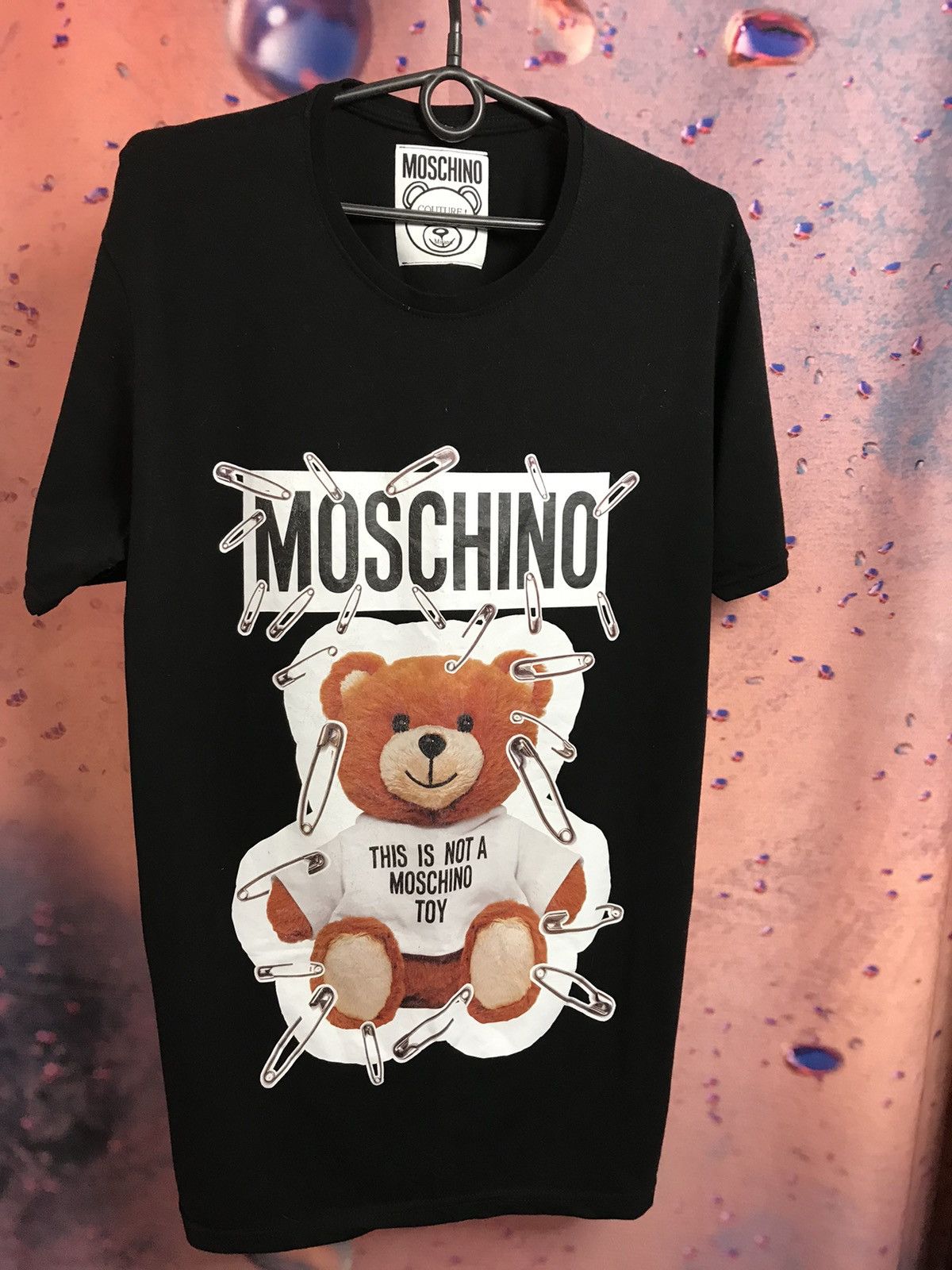 Moschino Moschino luxury streetwear tee Size US L / EU 52-54 / 3 - 2 Thumbnail