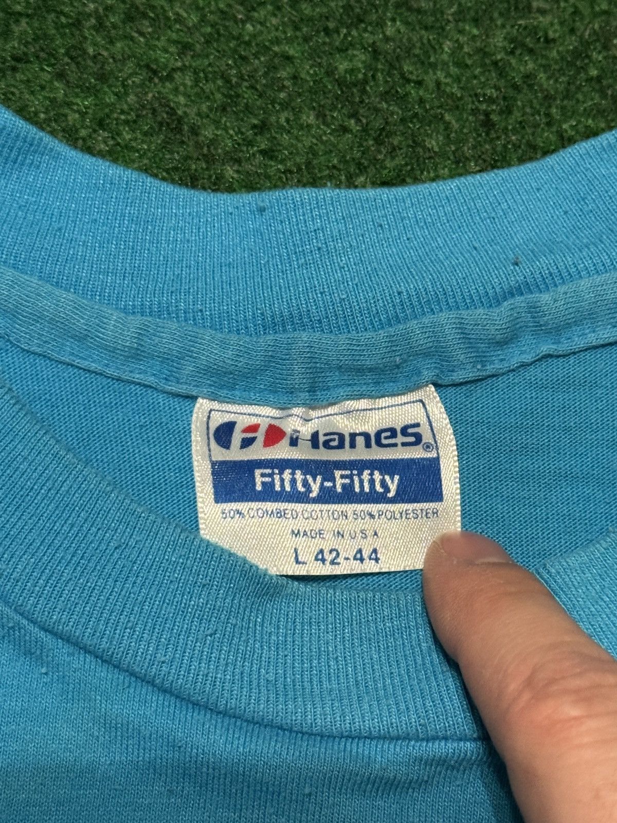 Vintage Vintage 80s Mole In One Funny Golf Mole 50/50 M/L T Shirt Size US L / EU 52-54 / 3 - 4 Thumbnail