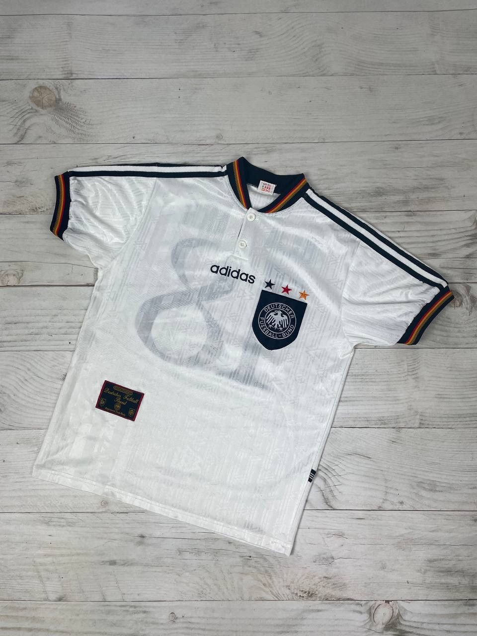 Adidas Adidas Germany 1996 Home Klinsmann #18 Shirt Soccer Jersey Size US S / EU 44-46 / 1 - 2 Thumbnail