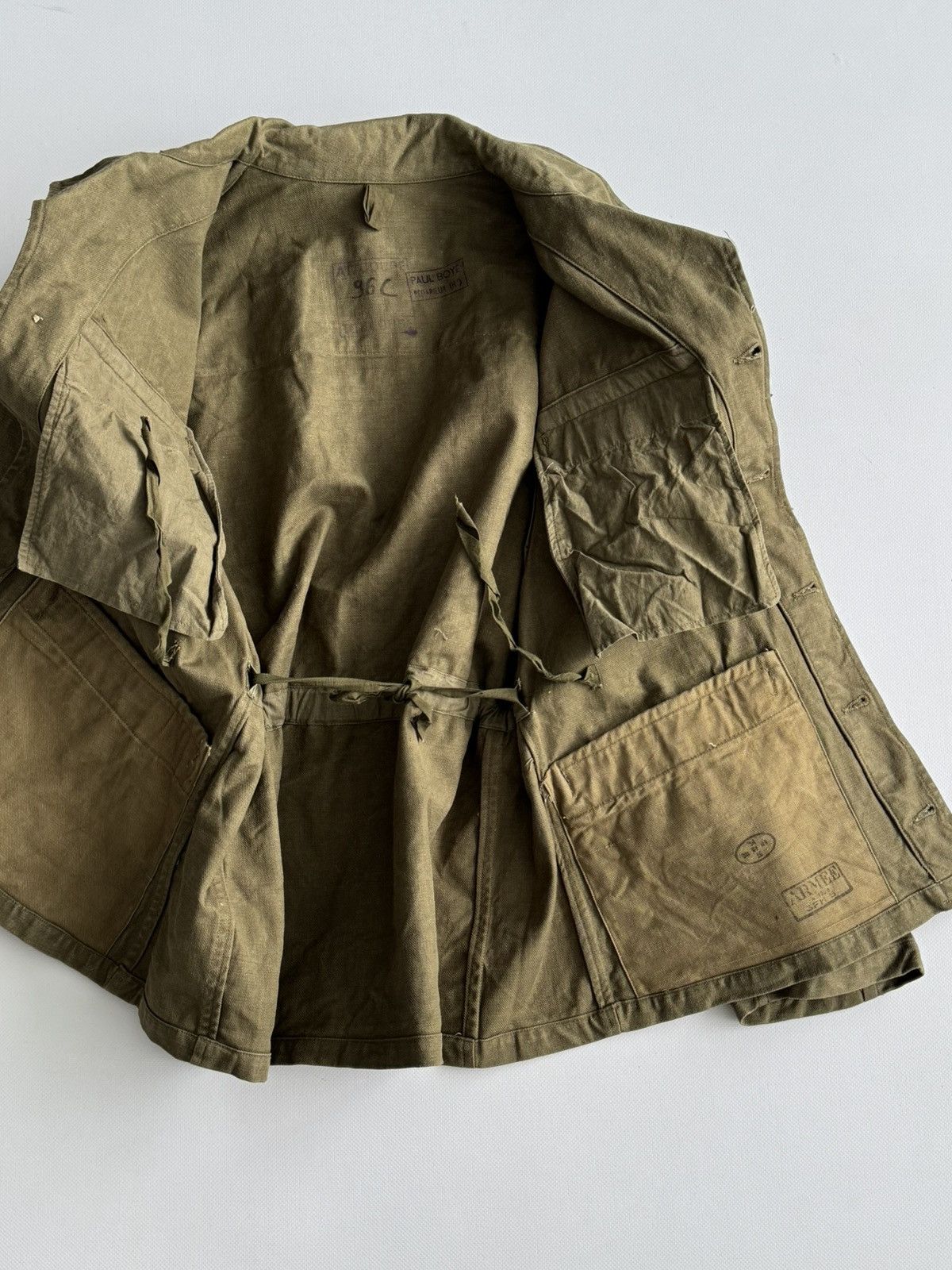 Vintage Vintage 1950s French Army 'Indochina War' M47 Combat Jacket Size US M / EU 48-50 / 2 - 5 Thumbnail