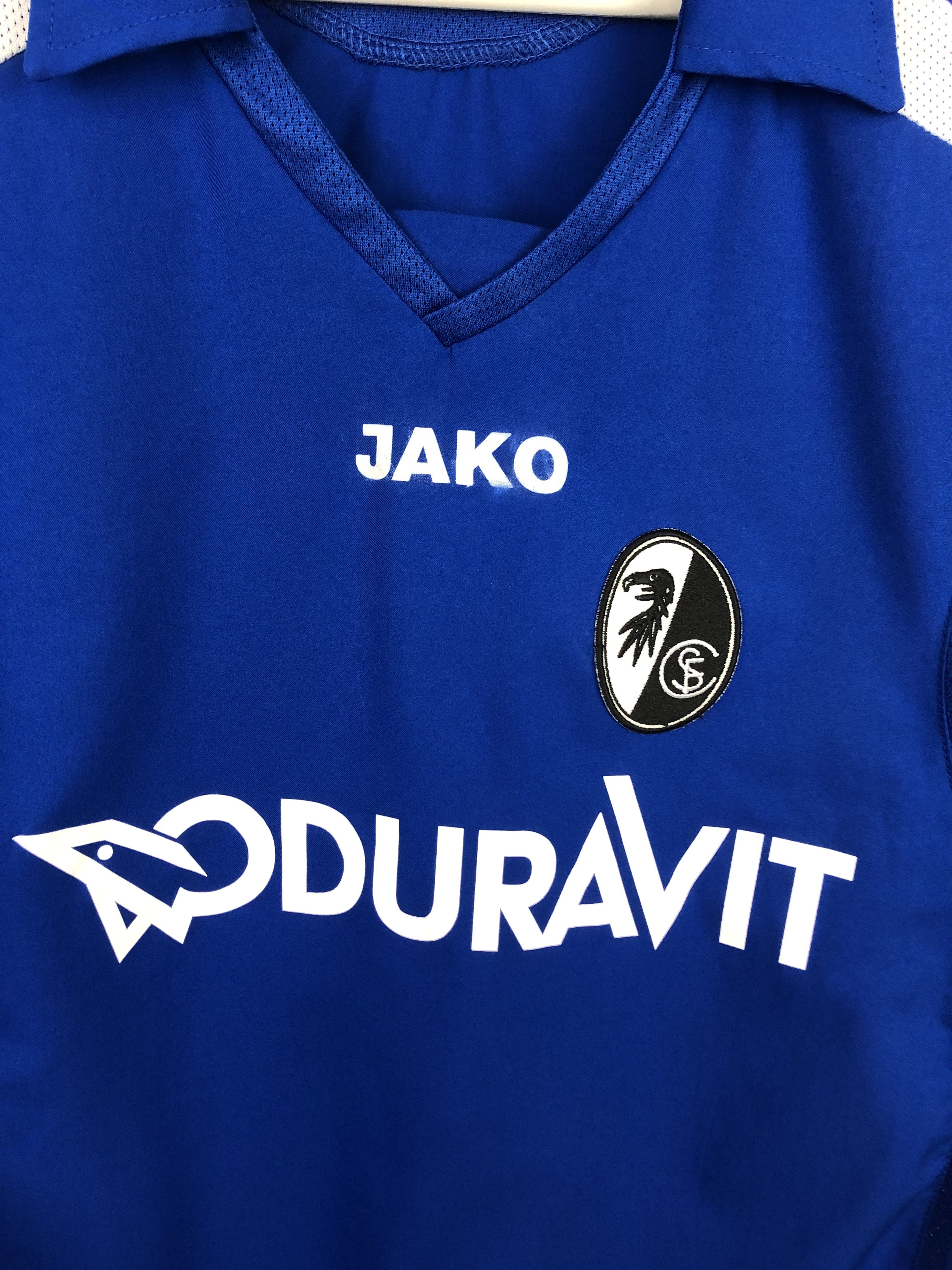 Vintage Freiburg football shirt 2008 Soccer Jako Jersey Mens Tee Size US S / EU 44-46 / 1 - 3 Thumbnail
