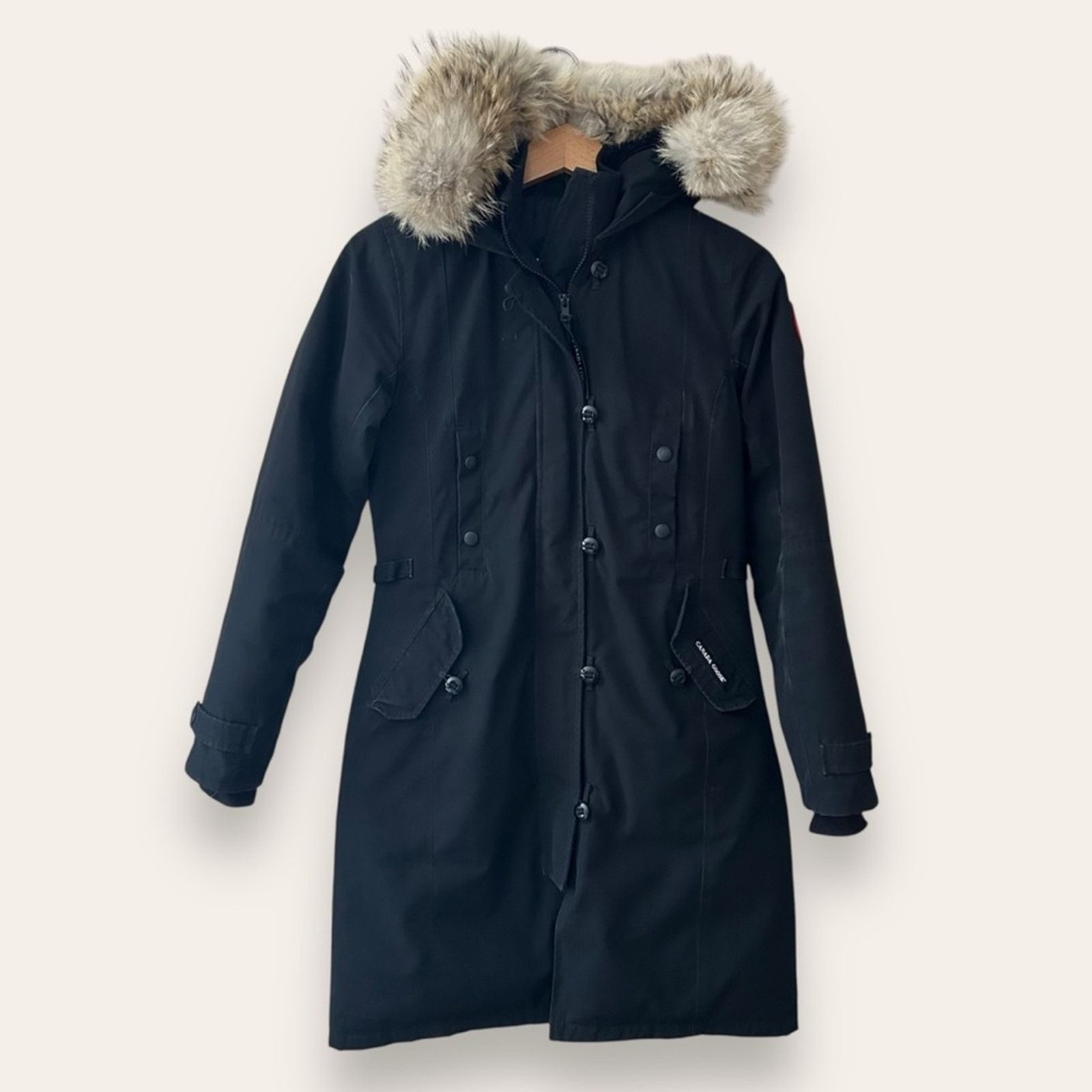 Goose Womens Canada Goose Kensington Slim Fit Down Parka Canada