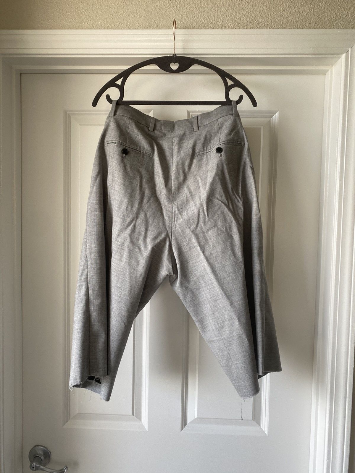 Vetements Vetements Grey Tailored Shorts Size US 32 / EU 48 - 3 Thumbnail