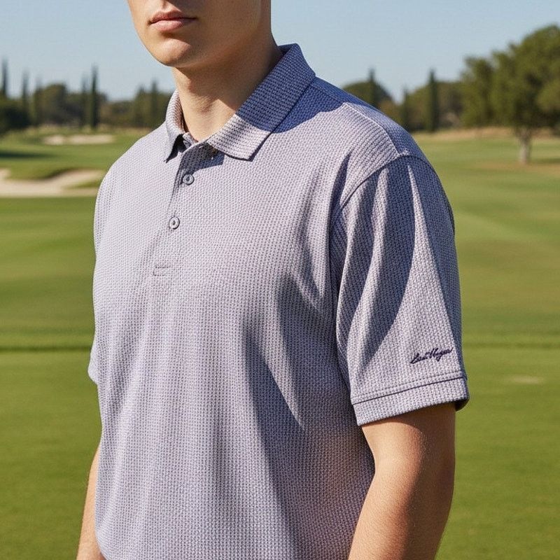 Hogan Ben Hogan Performance Polo Golf Shirt Short Sleeve Geo Print Size US XXL / EU 58 / 5 - 1 Thumbnail