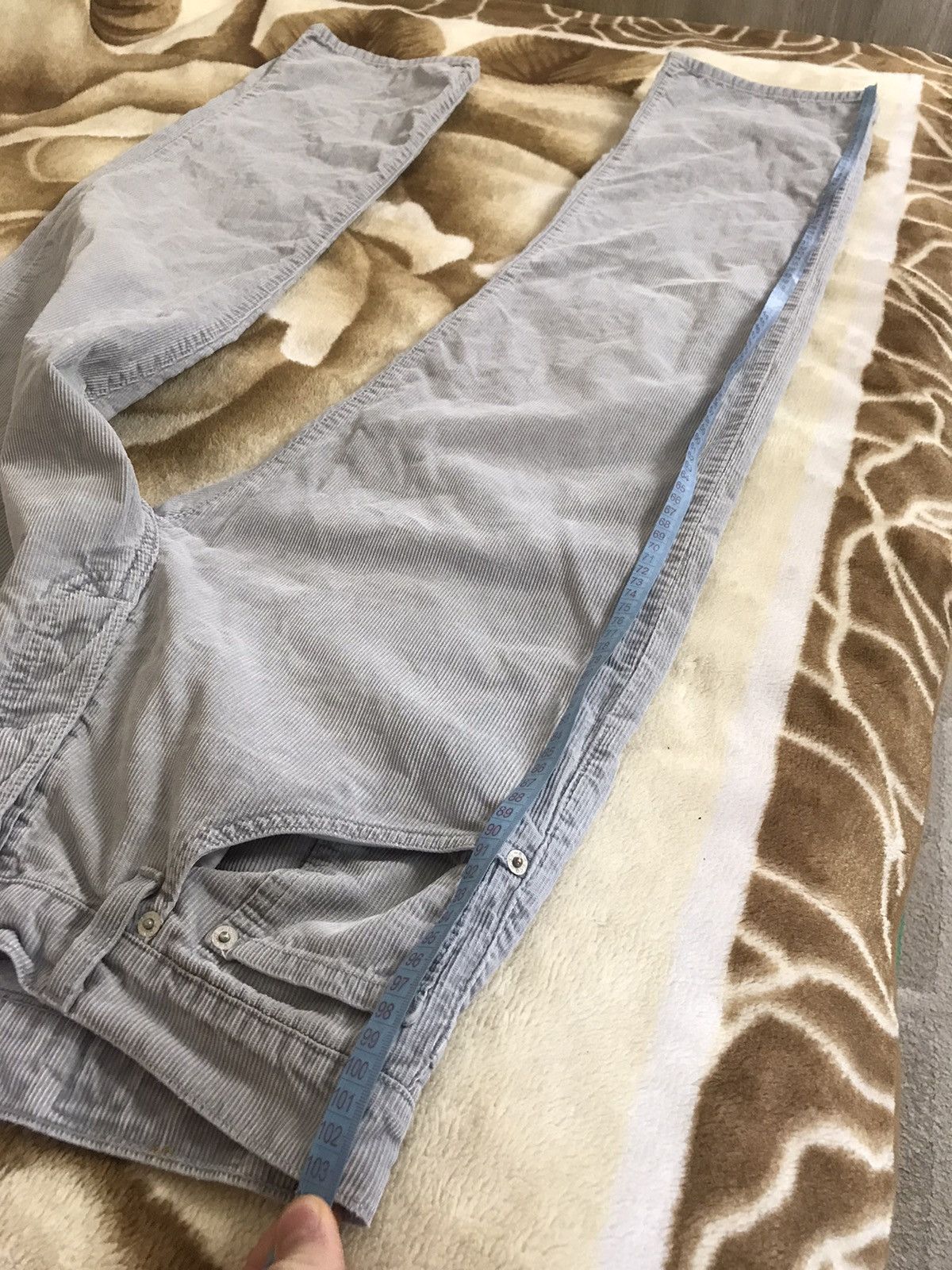 Levi's 🔥 Levis 551 Vintage Corduroy 32x32 Denim Pants Velvet Size US 32 / EU 48 - 13 Thumbnail