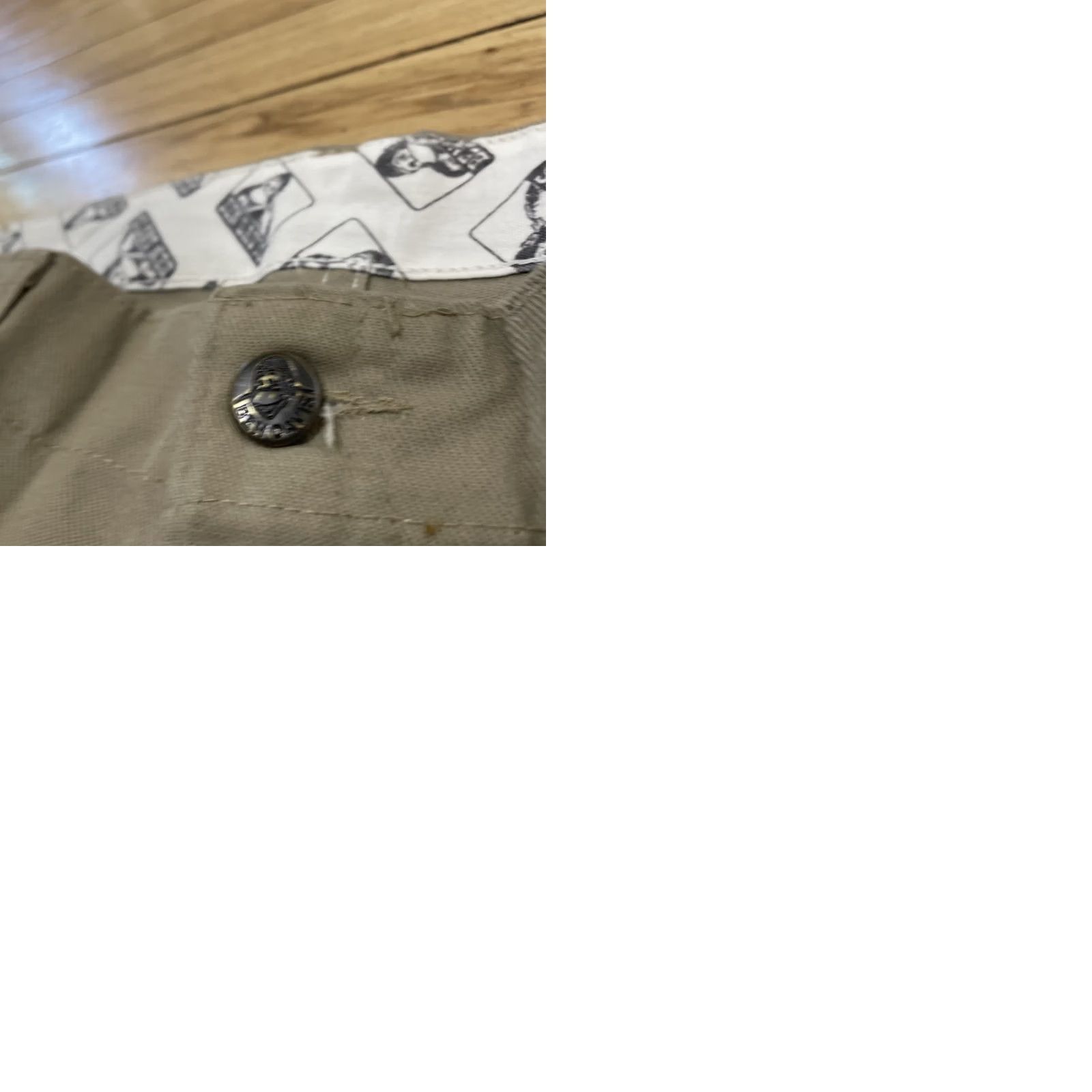 Ben Davis VINTAGE Ben Davis Gorilla Cut Pants Men 44x31 Workwear Pants Khaki Tan Wide-Leg Baggy 90s Chicano Skater Size US 44 / EU 60 - 11 Thumbnail