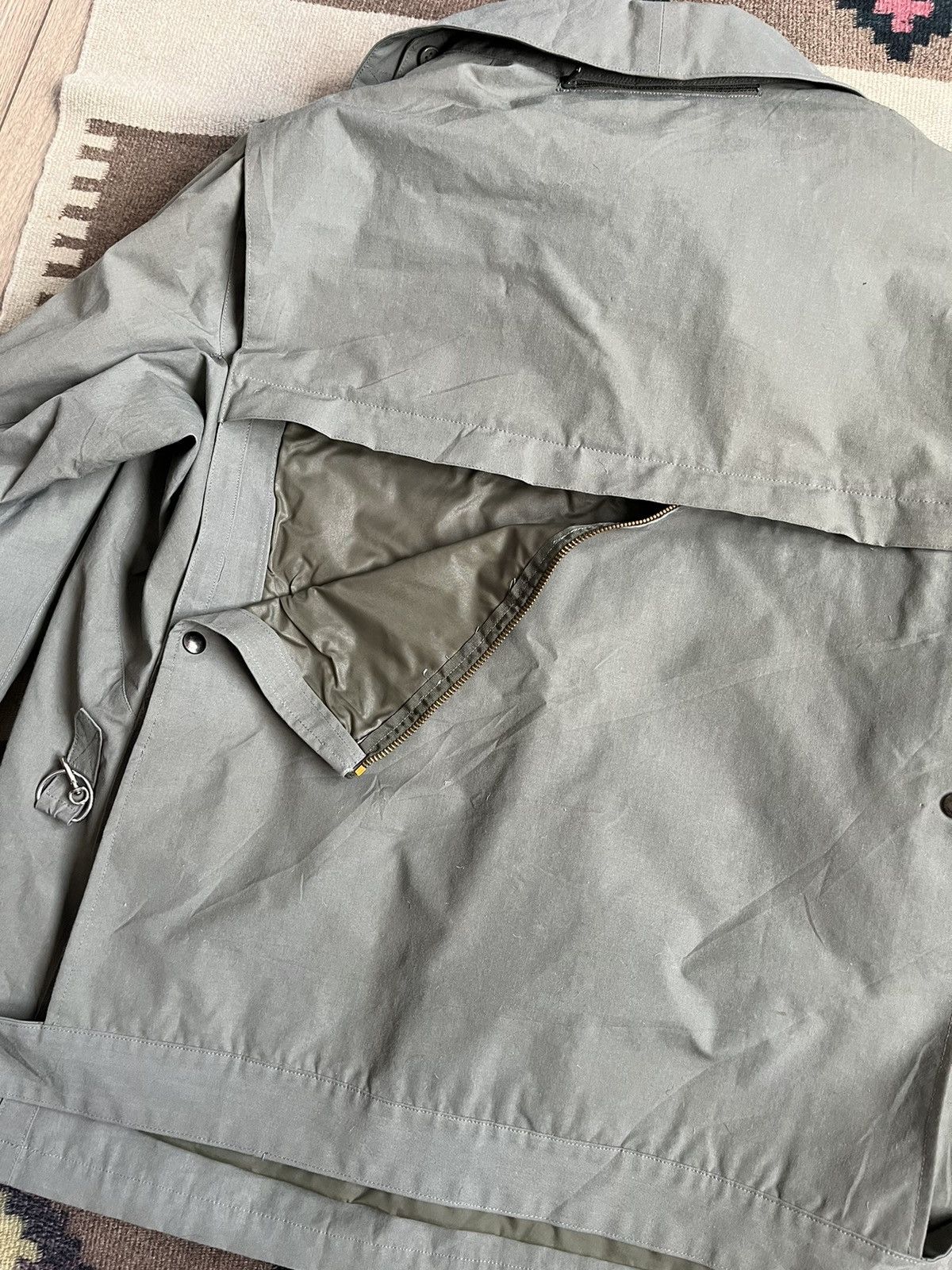 Other Adolphe Lafont 50s Olive Scotchgard France Hunting Jacket Size US L / EU 52-54 / 3 - 20 Thumbnail