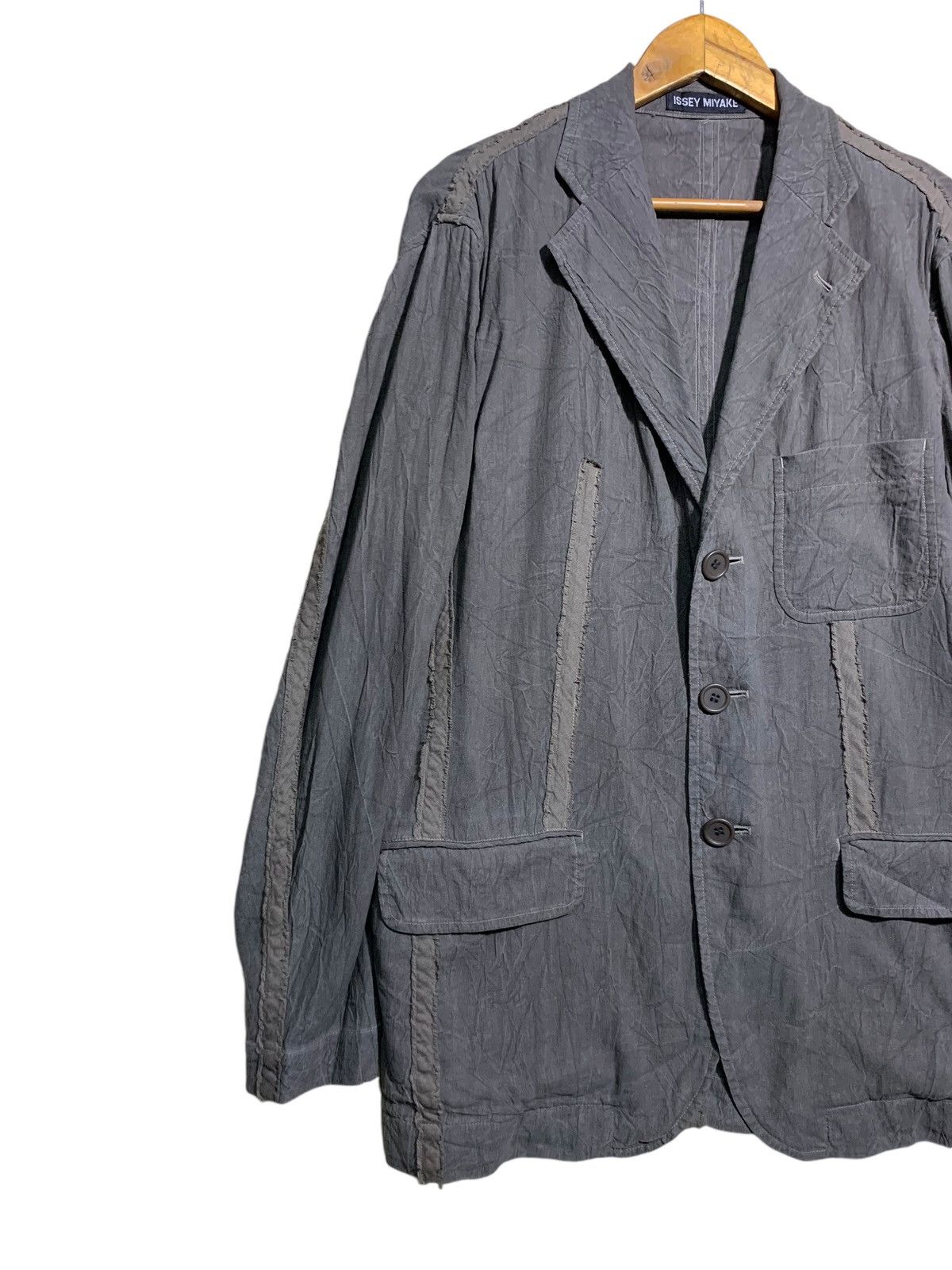 Issey Miyake 🔥ISSEY MIYAKE MEN PATCHWORKS JACKETS Size US M / EU 48-50 / 2 - 2 Thumbnail