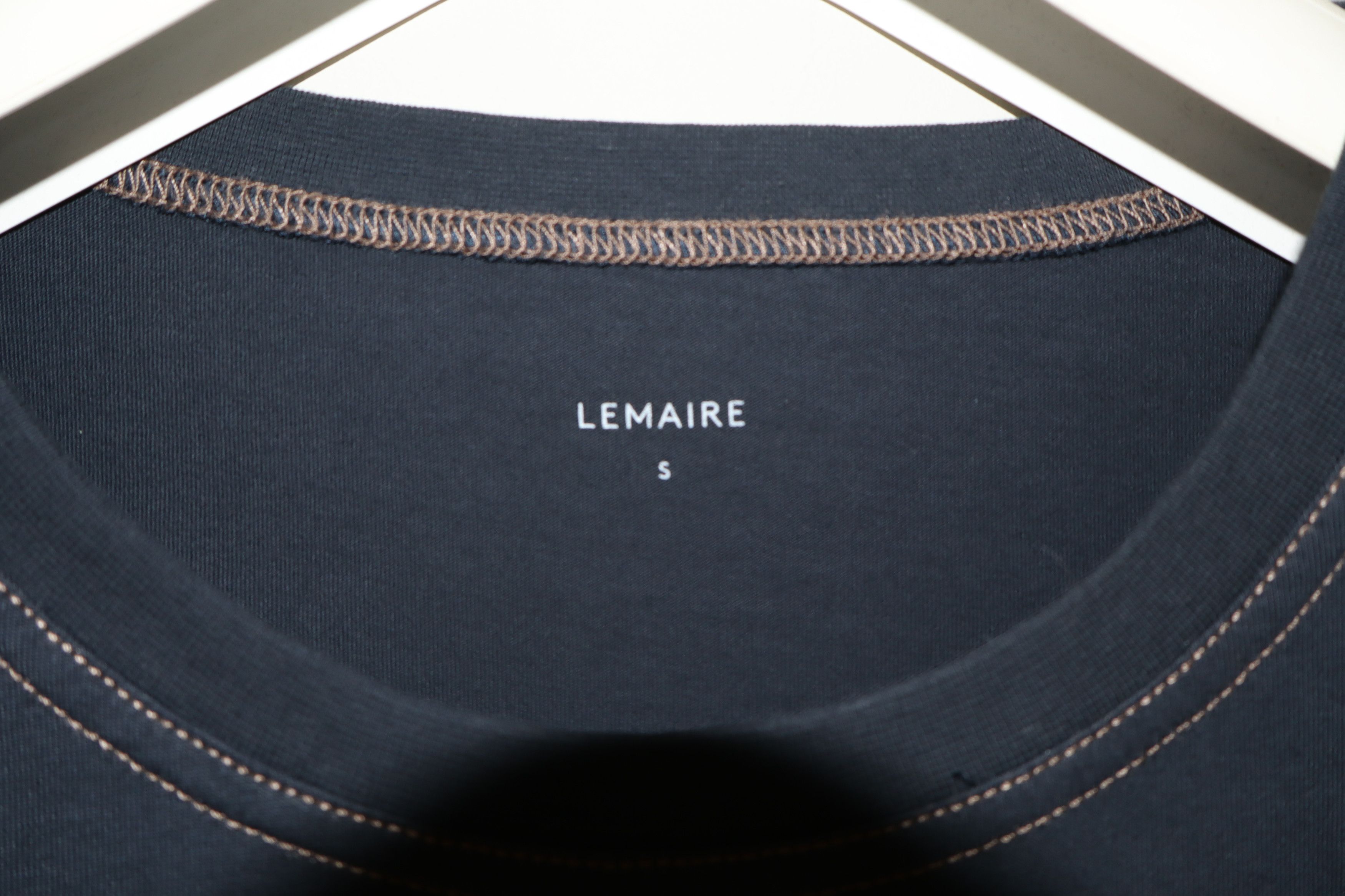 Lemaire Contrasting stitches t-shirt Size US S / EU 44-46 / 1 - 3 Thumbnail