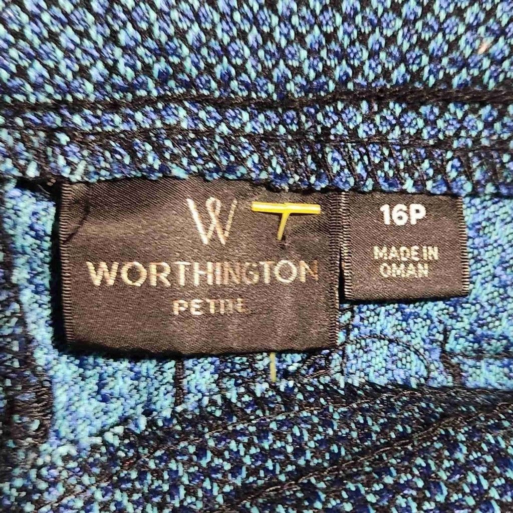 Worthington Worthington Womens Capri Pants Size Petite 16P Size 38" / US 16 / IT 52 - 3 Thumbnail