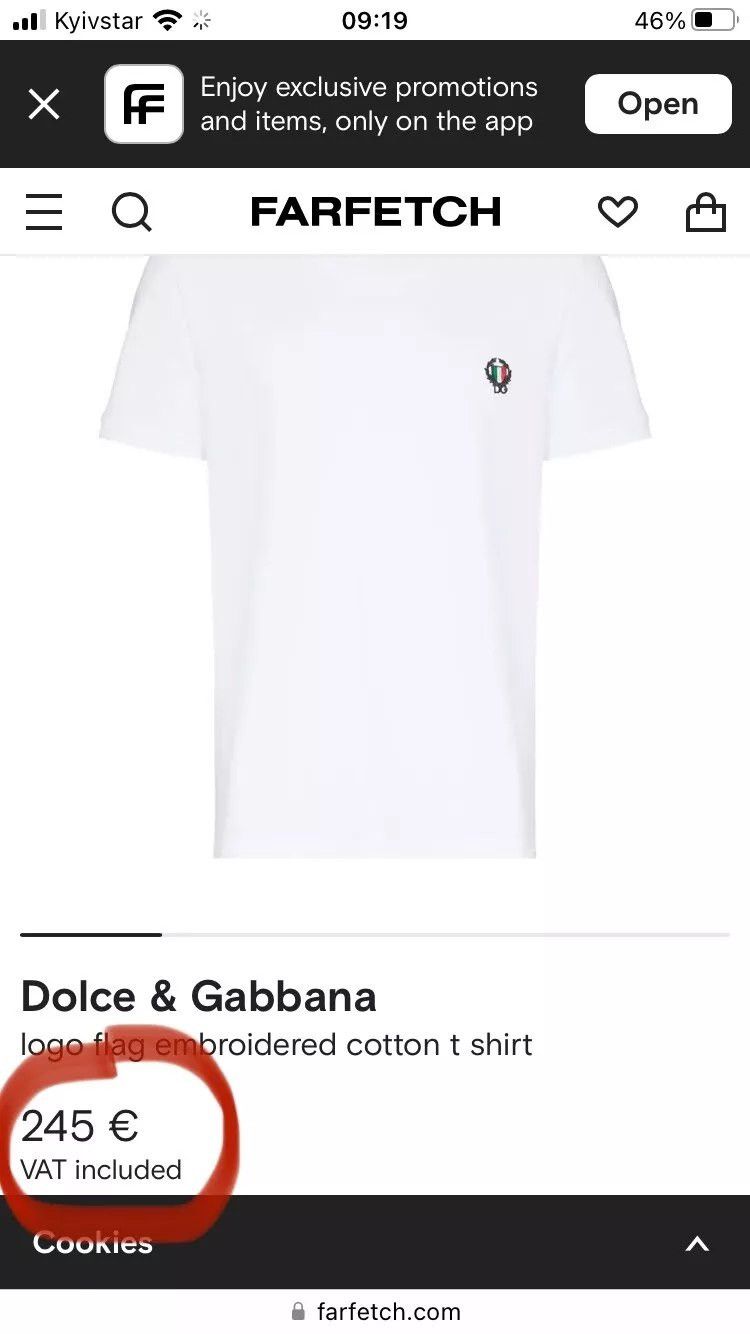 Dolce & Gabbana Dolce Gabbana logo flag t-shirt Size US XL / EU 56 / 4 - 14 Thumbnail