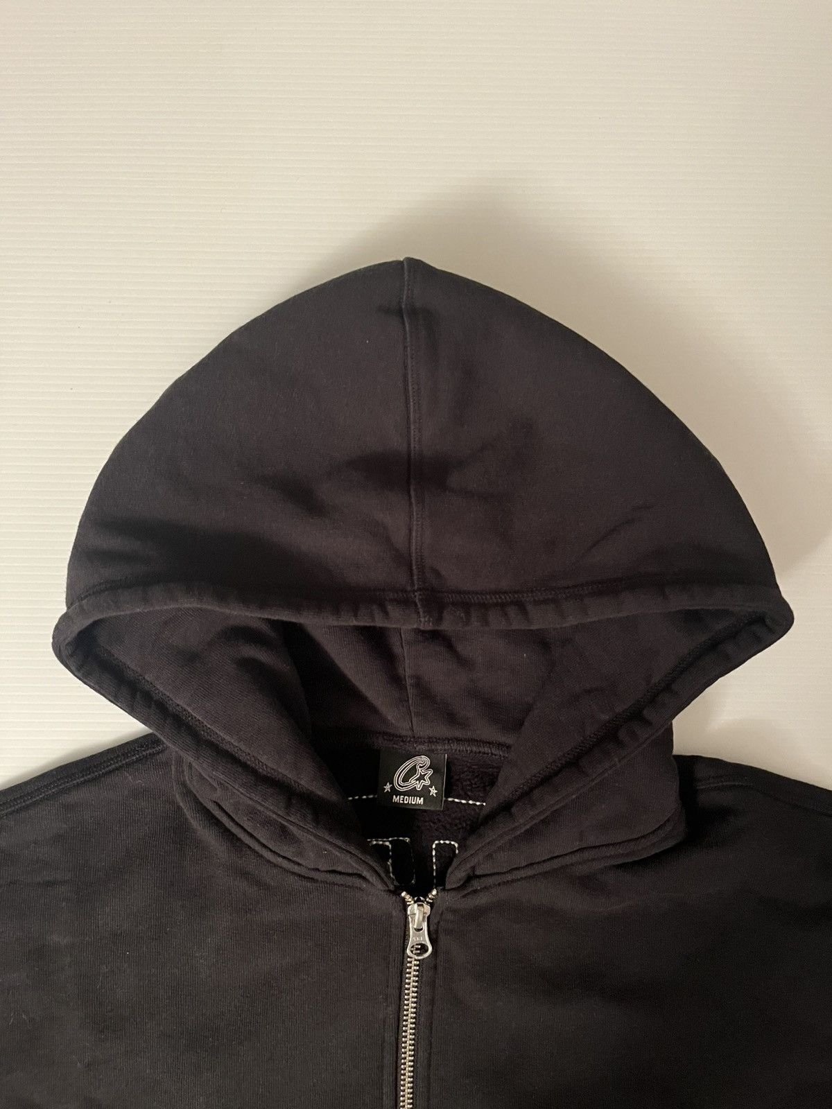 Corteiz Corteiz Lundun Stitch Zip Hoodie Triple Black Size US M / EU 48-50 / 2 - 4 Thumbnail