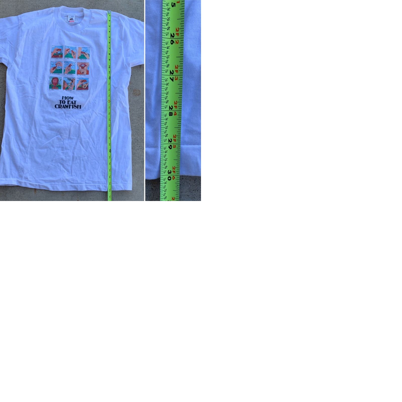 Fruit Of The Loom VINTAGE How To Eat Crawfish Alpha Phi Omega Alumni TX Crawfish Bowl 1996 T-Shirt Size US L / EU 52-54 / 3 - 9 Thumbnail