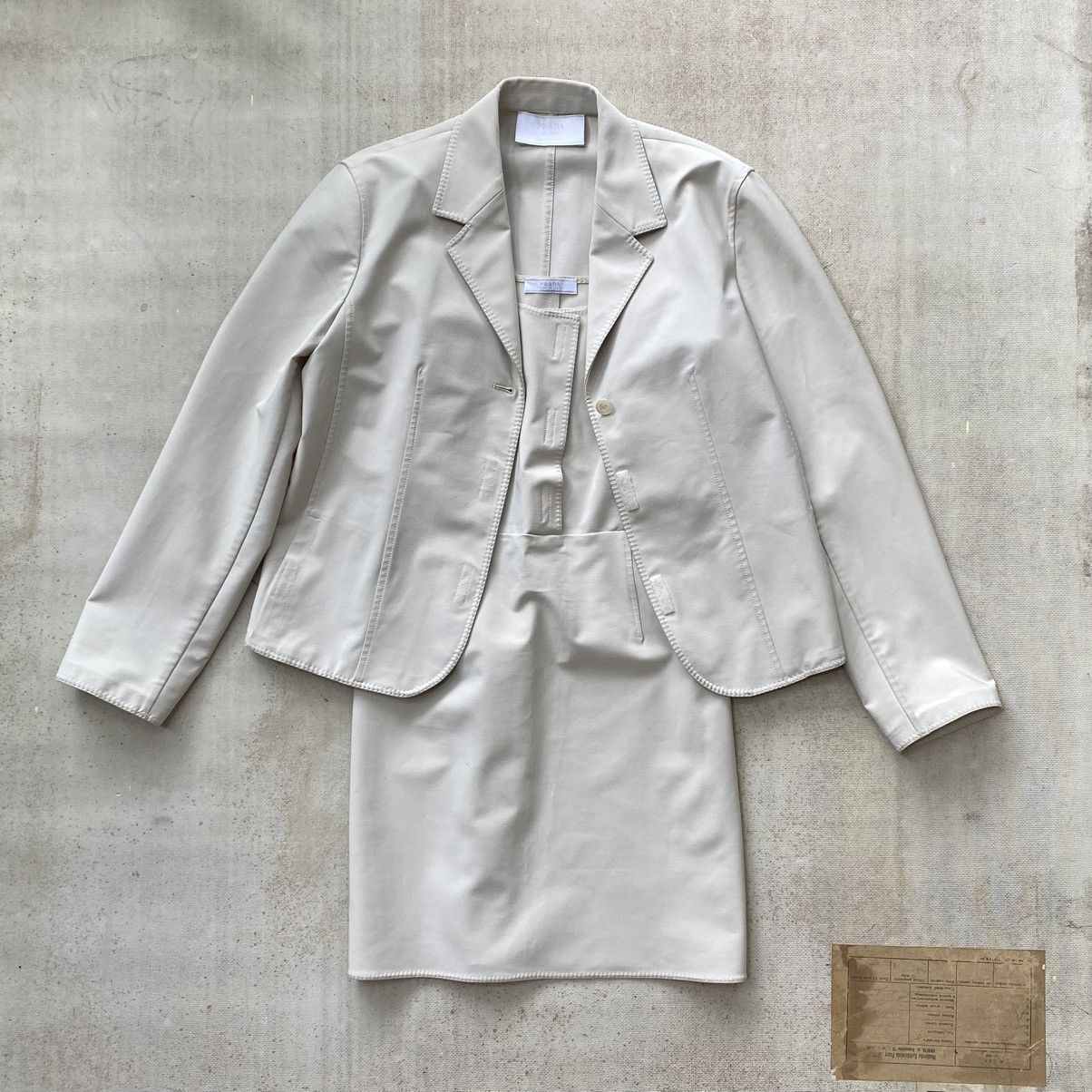 Prada Prada Vintage Jacket + Dress Set Size M / US 6-8 / IT 42-44 - 1 Thumbnail