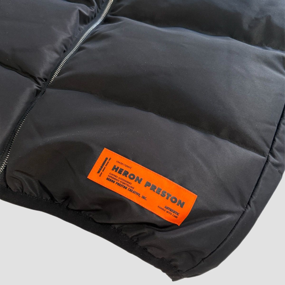 Heron Preston Heron Preston Logo Nylon Padded Vest Size US S / EU 44-46 / 1 - 7 Thumbnail