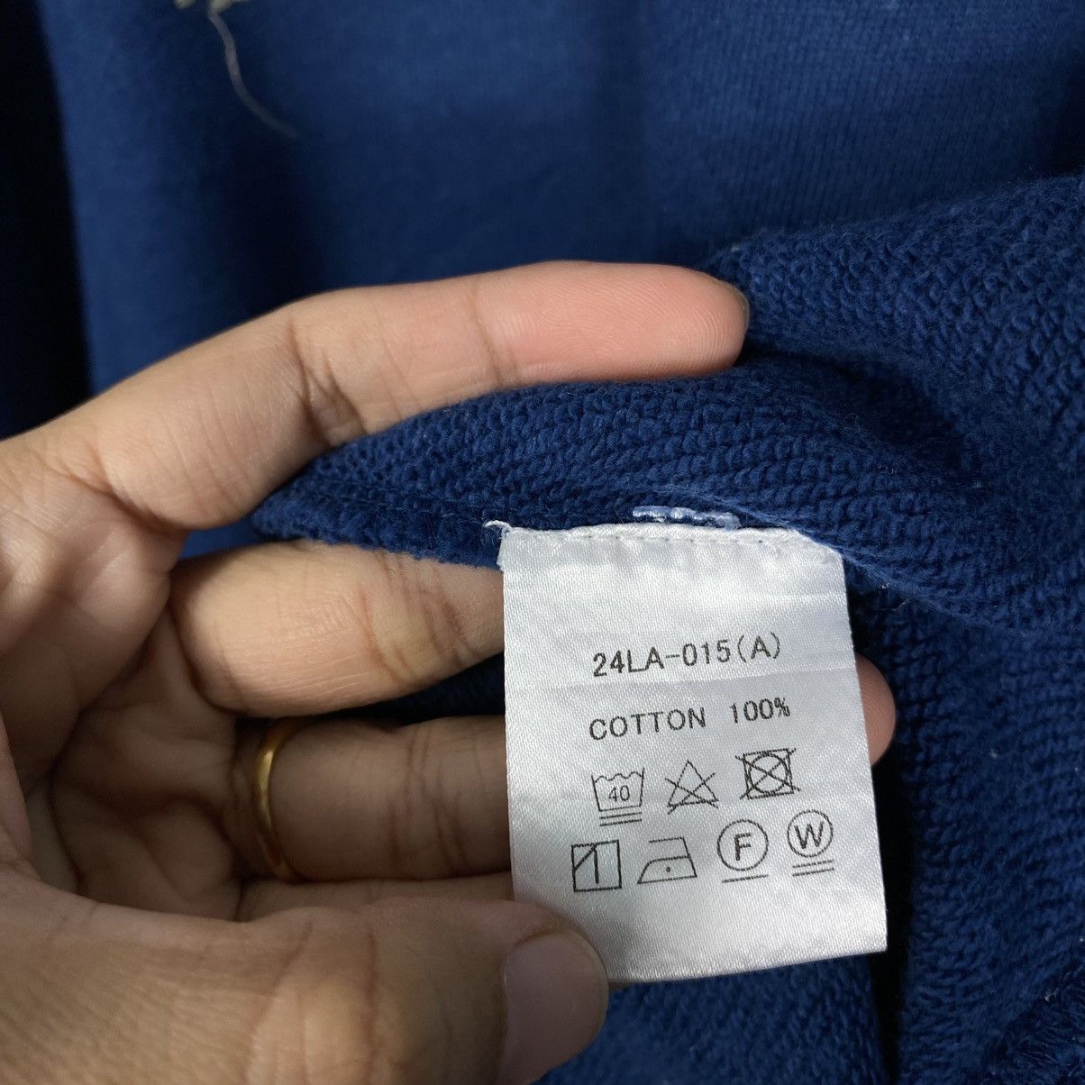Japanese Brand 📌Vintage Sweatshirt Left Nona Cartoon Big Logo Size US L / EU 52-54 / 3 - 17 Thumbnail