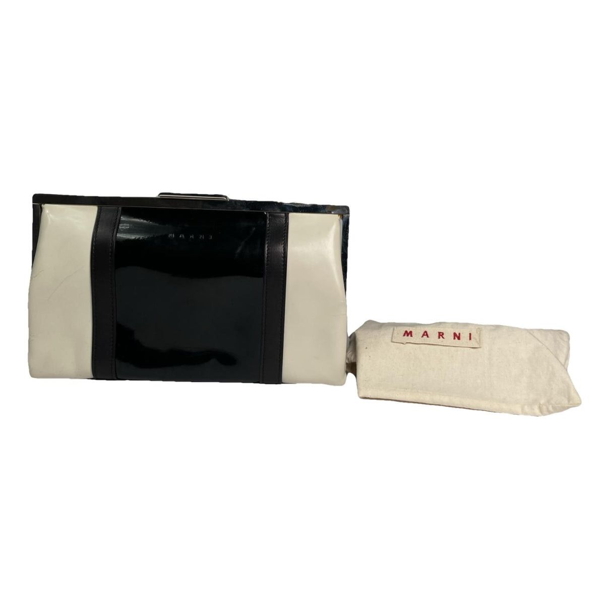 Marni Black Patent Leather Clutch Bag Size ONE SIZE - 1 Thumbnail