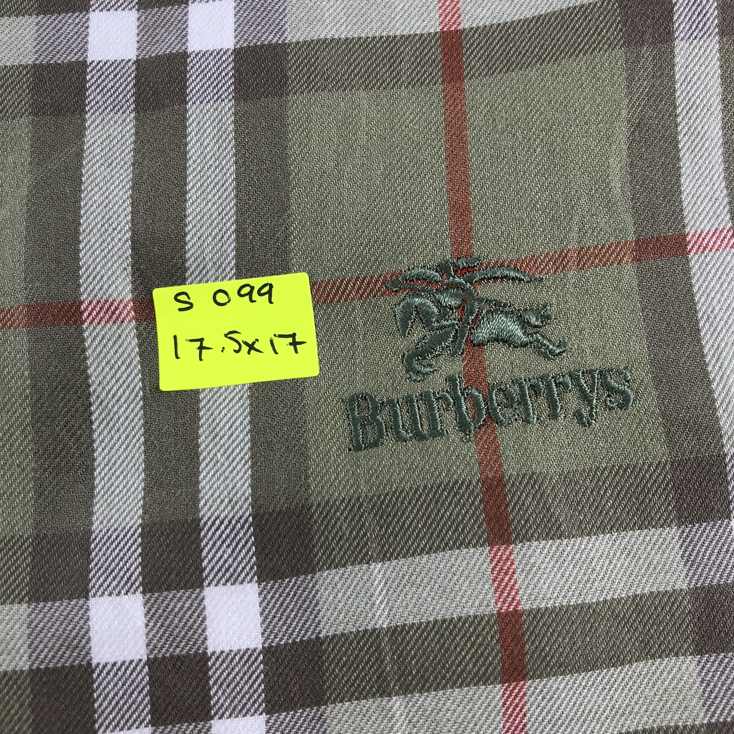 Burberry × Vintage Burberry Bandana / Handkerchief / Neckerchief - S099 Size ONE SIZE - 5 Thumbnail